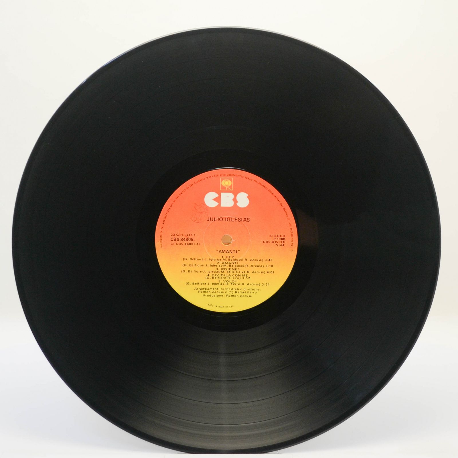 Julio Iglesias — Amanti, 1981