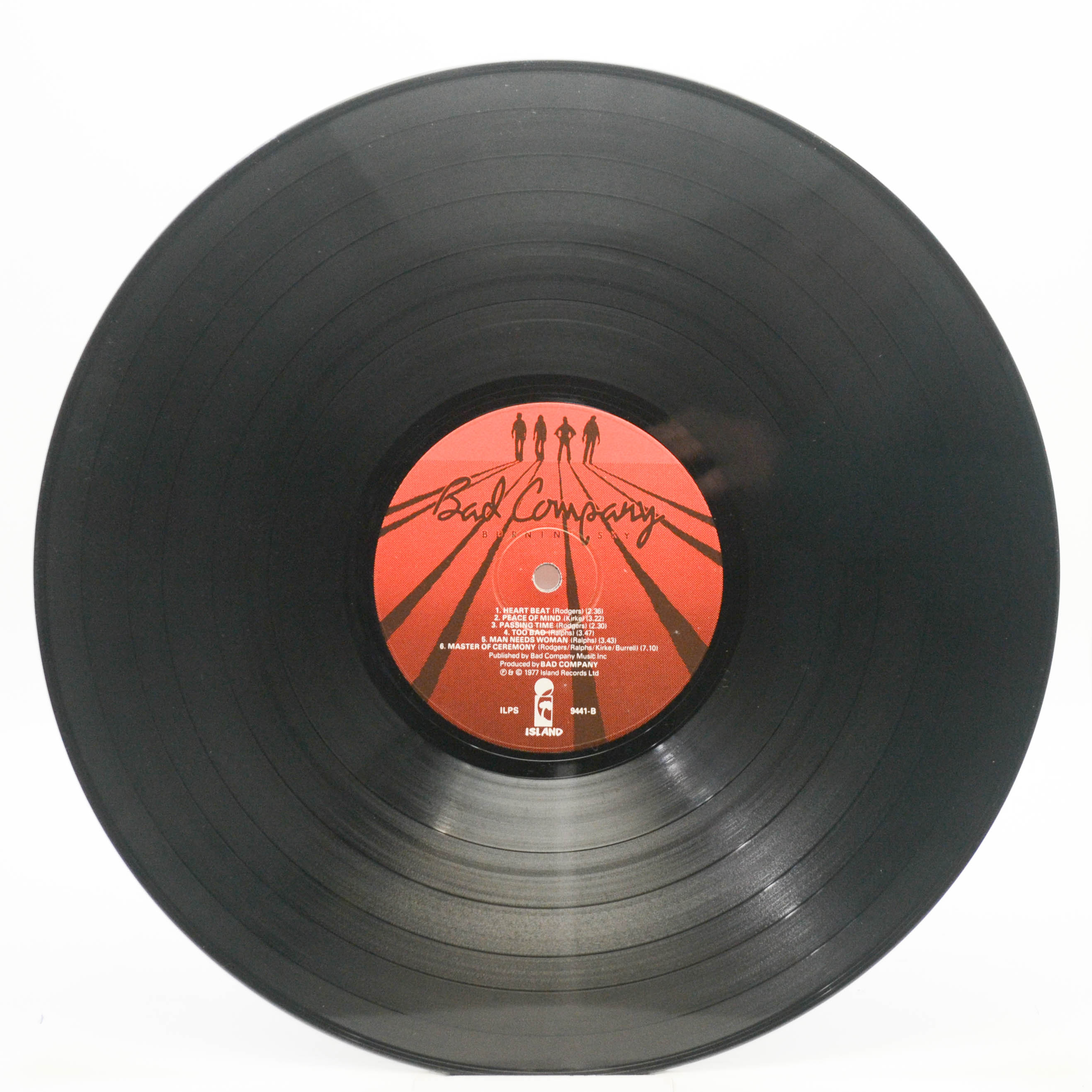 Bad Company — Burnin' Sky (1-st, UK), 1977