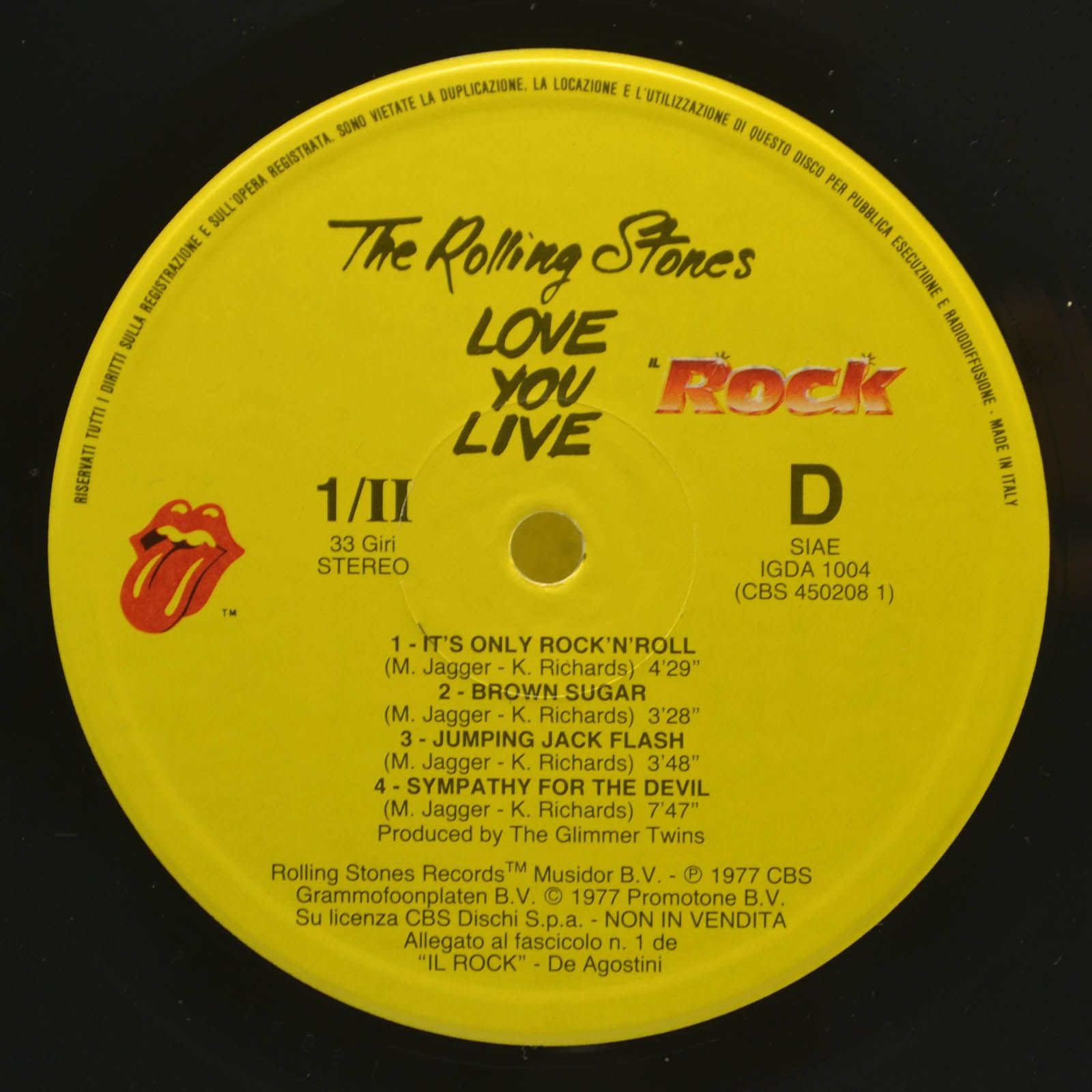 Rolling Stones — Love You Live (2LP), 1977