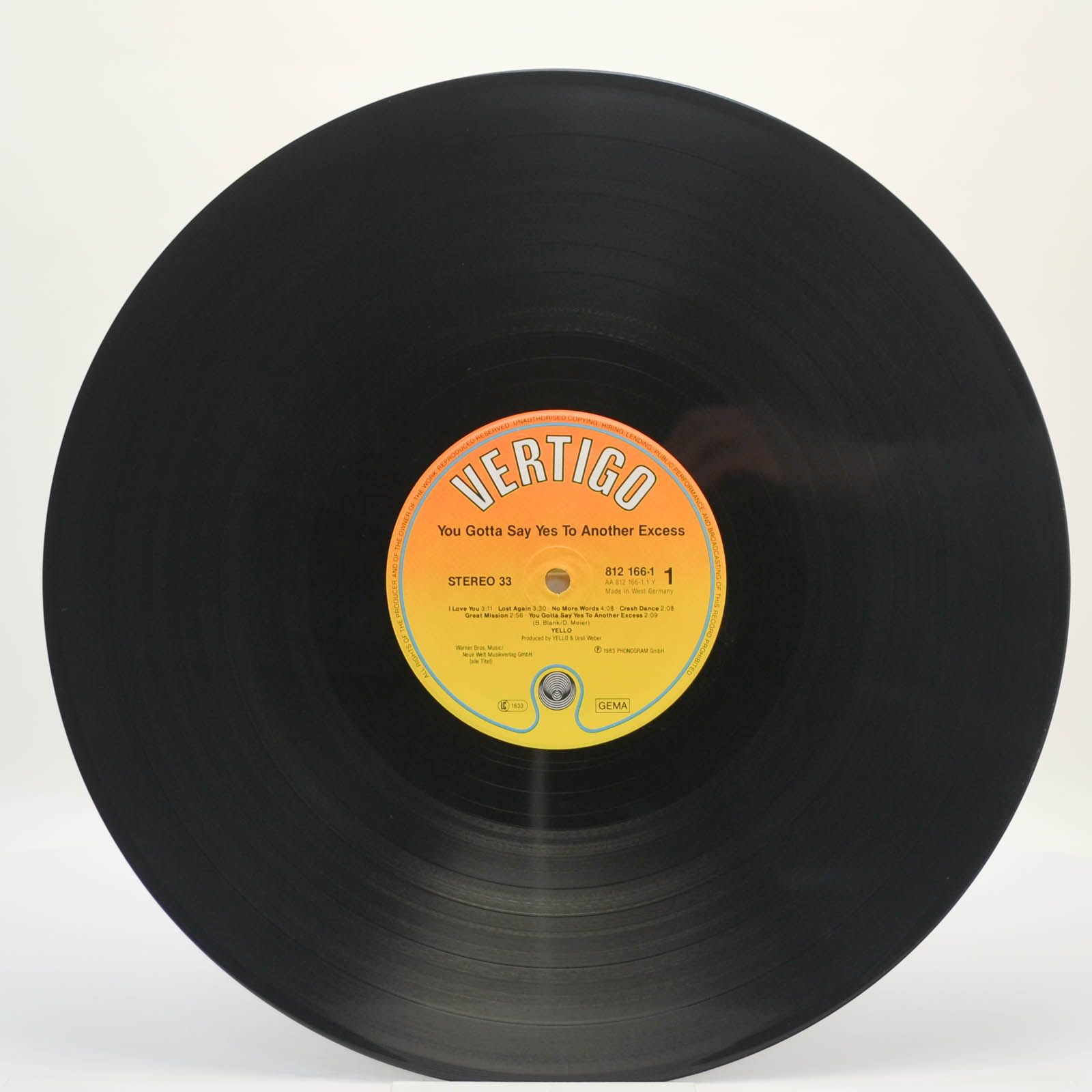 Yello — You Gotta Say Yes To Another Excess, 1983