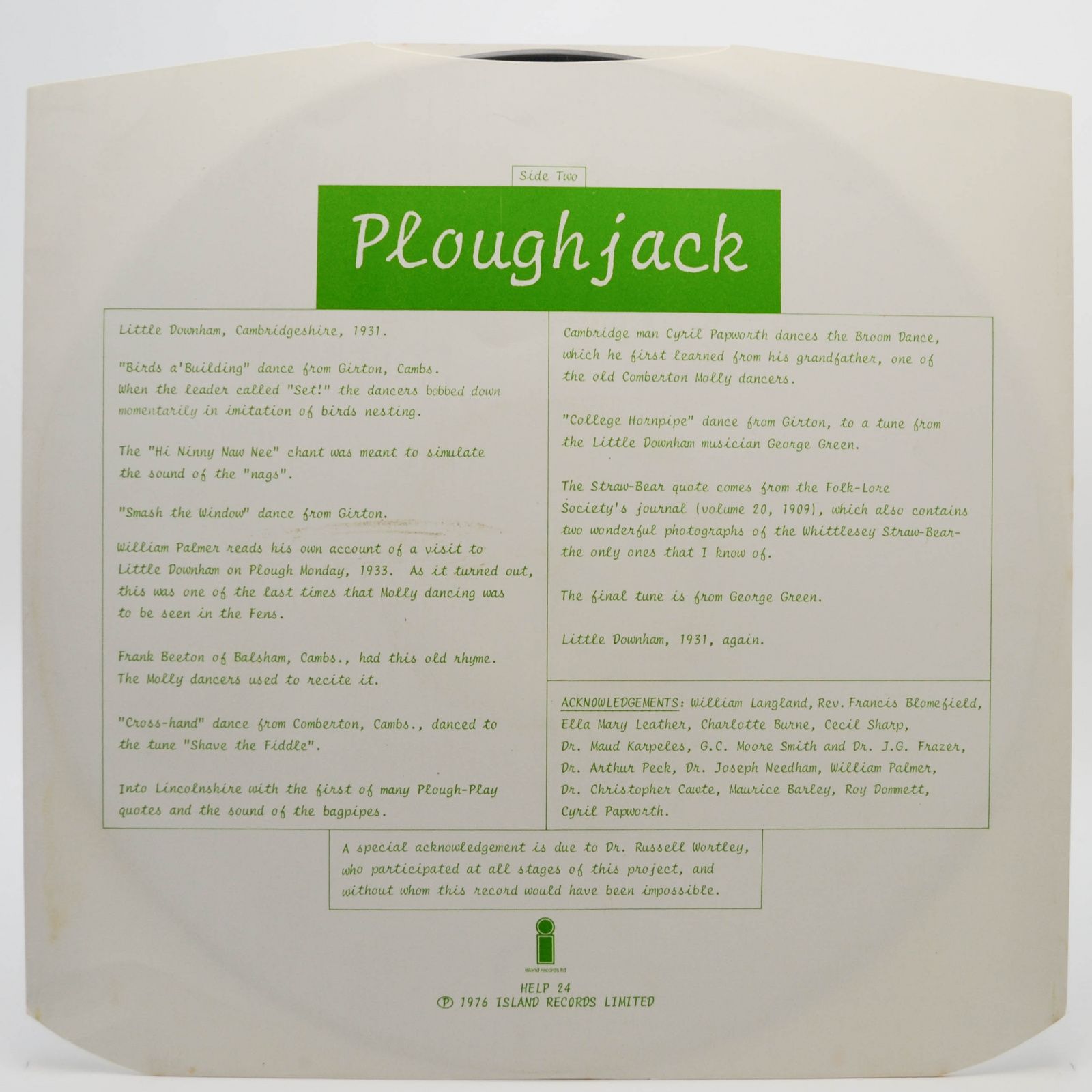 Ashley Hutchings — Rattlebone & Ploughjack (1-st, UK), 1976