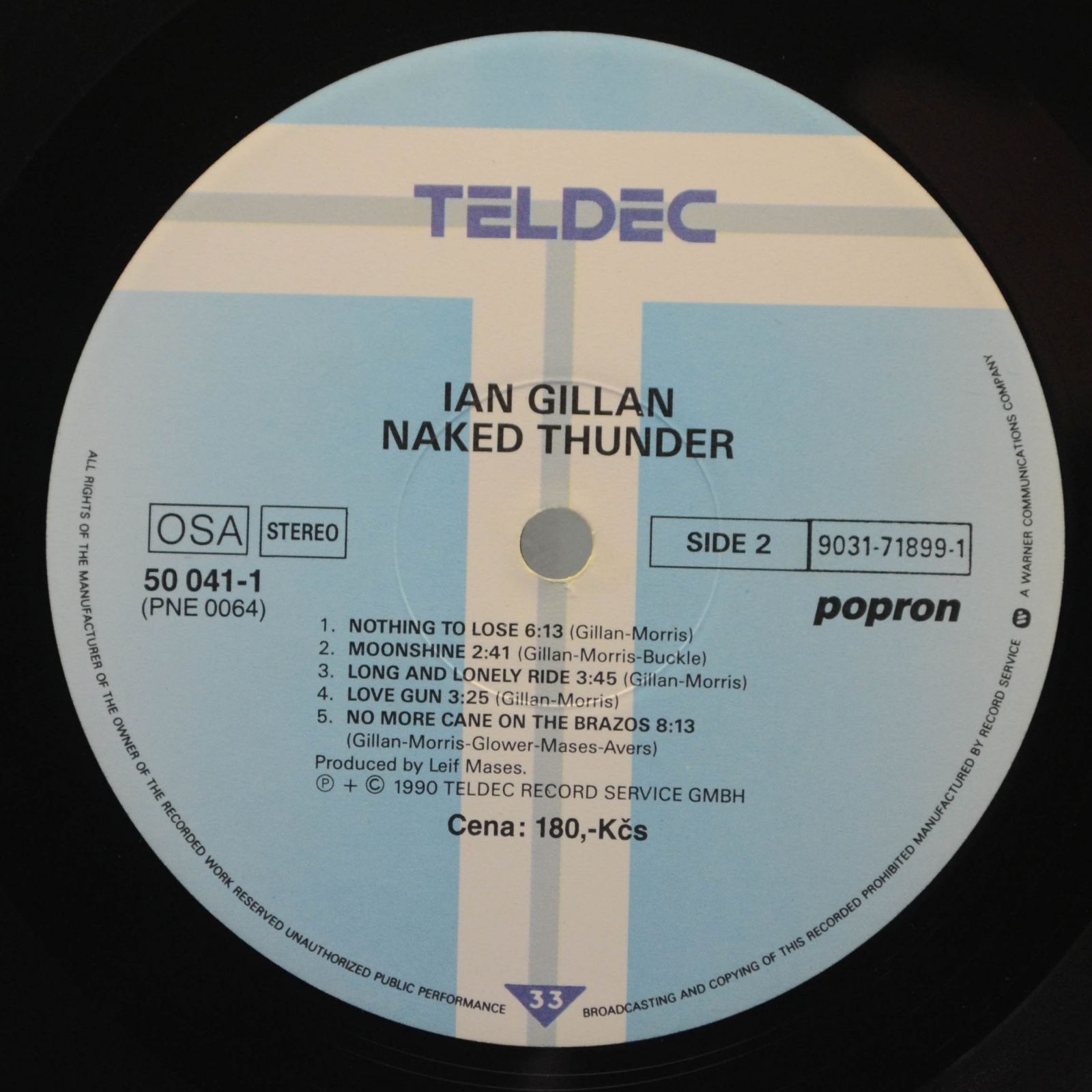 Ian Gillan — Naked Thunder, 1990