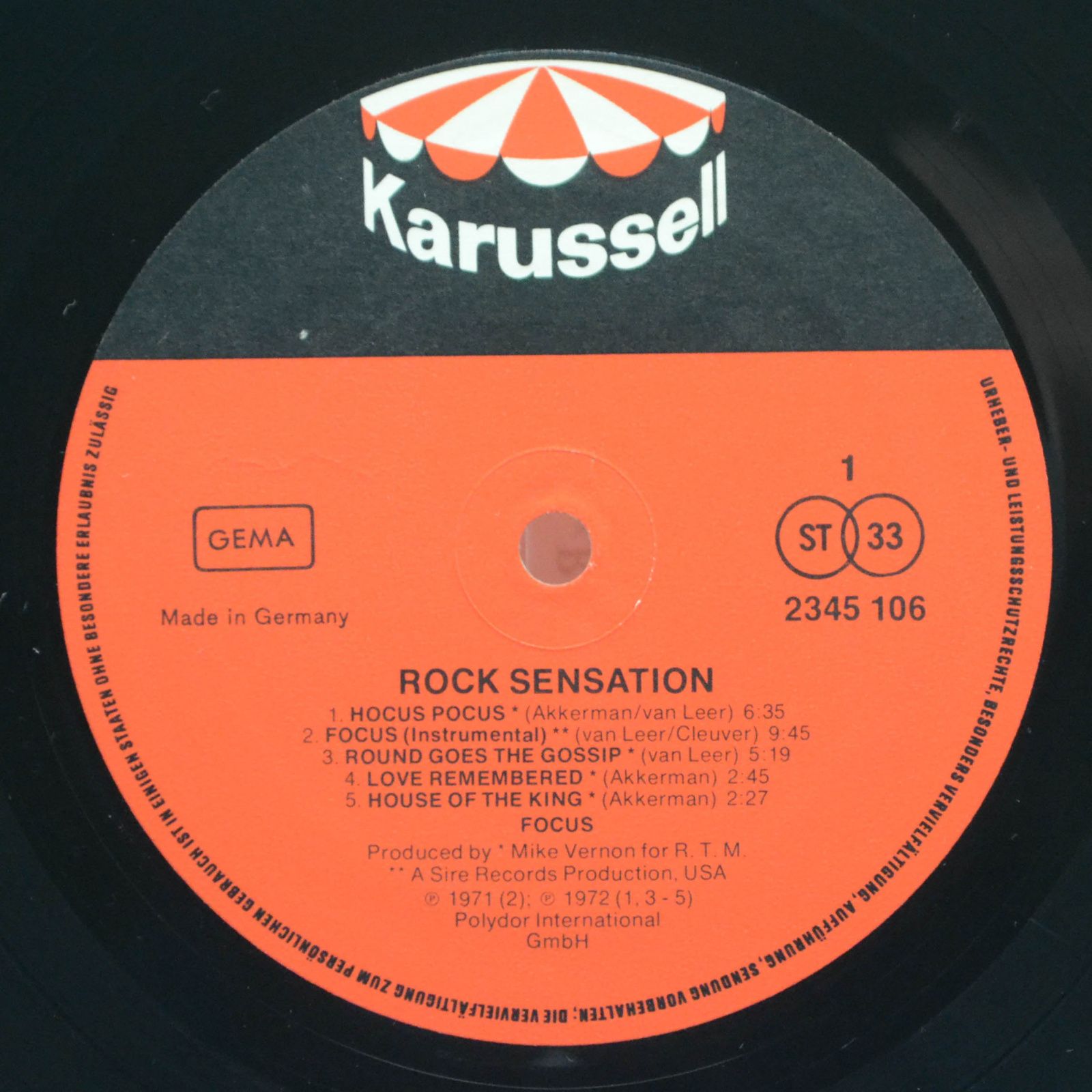 Focus — The Greatest Rock Sensation, 1975