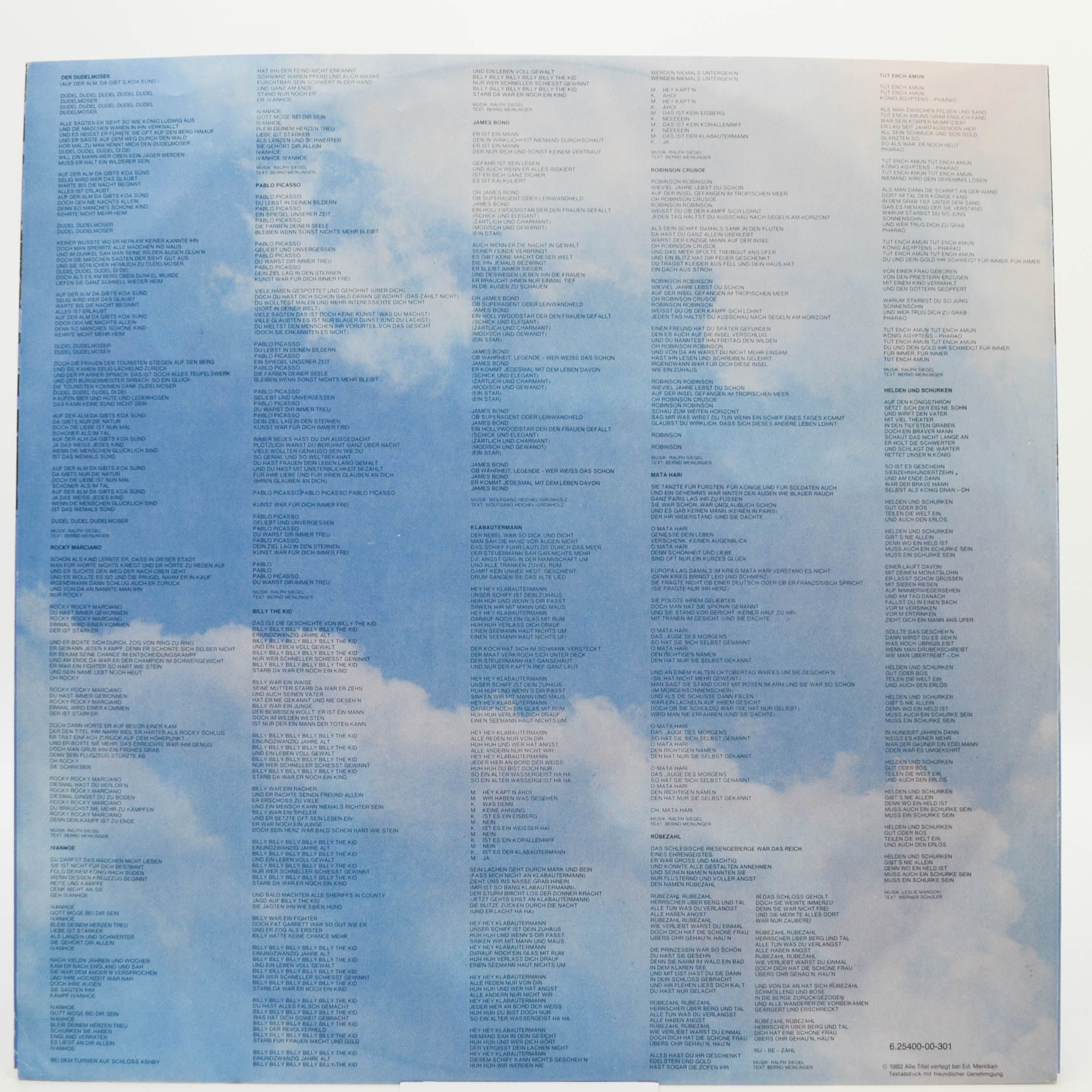 Dschinghis Khan — Helden, Schurken & Der Dudelmoser, 1982