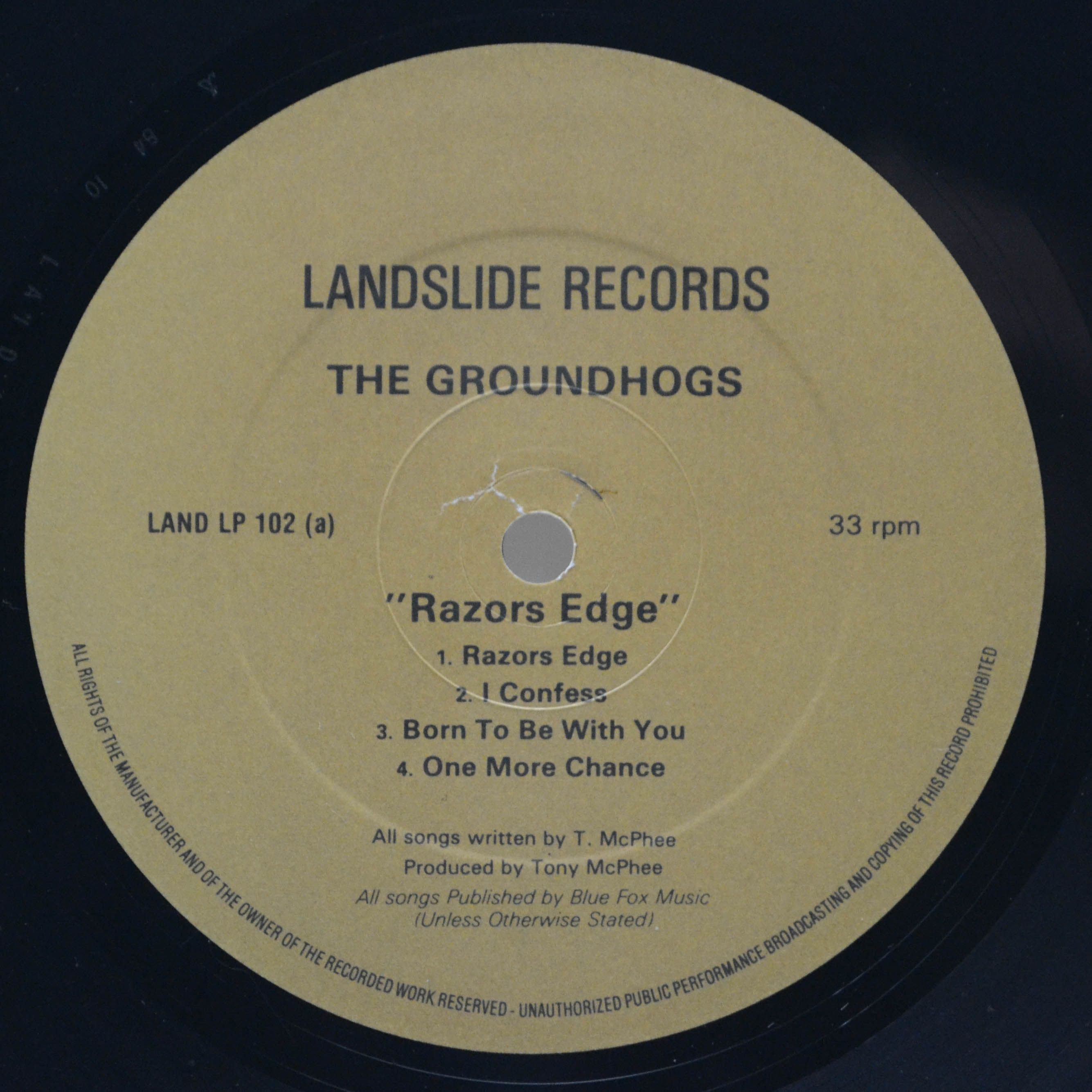 Groundhogs — Razors Edge (1-st, UK), 1985