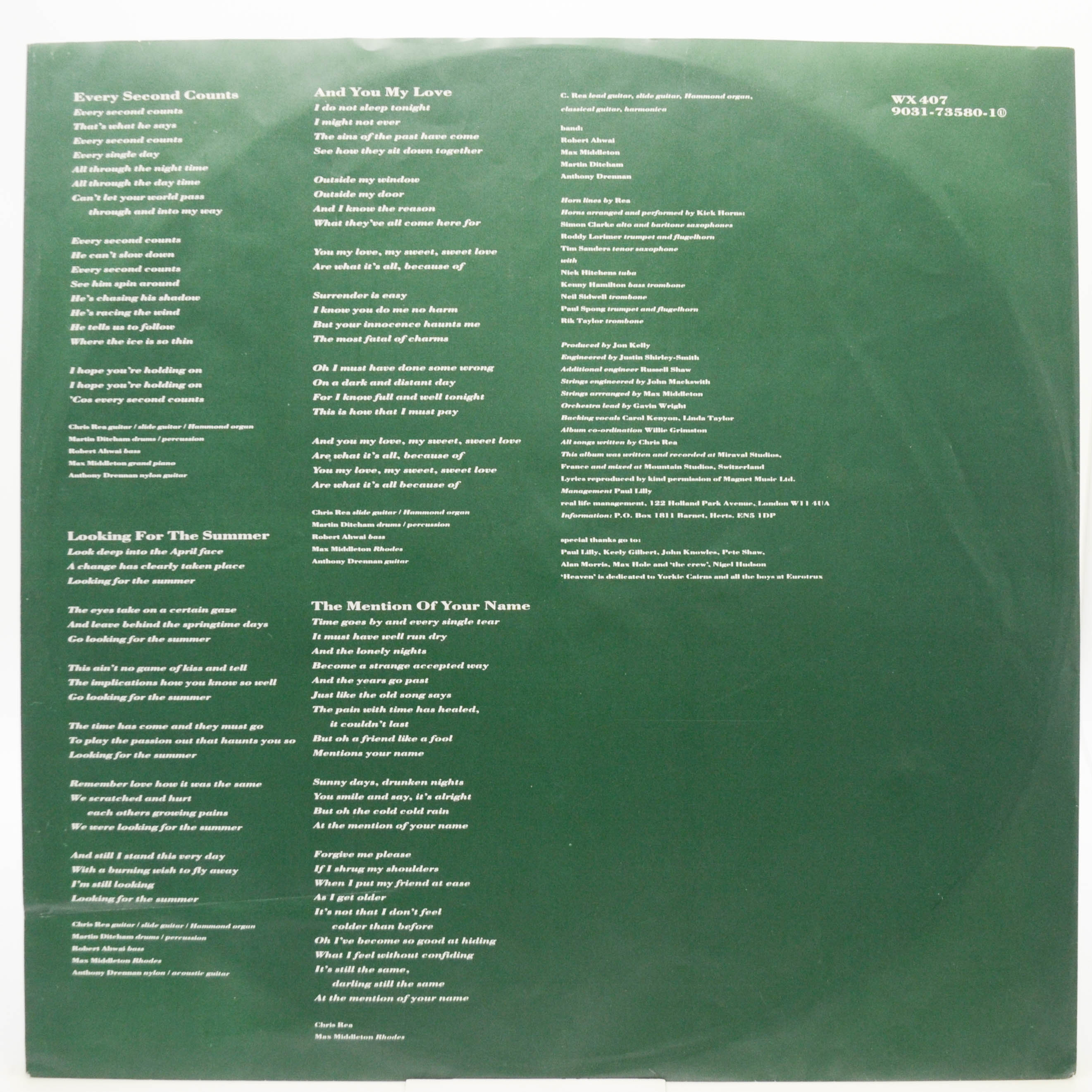 Chris Rea — Auberge, 1991