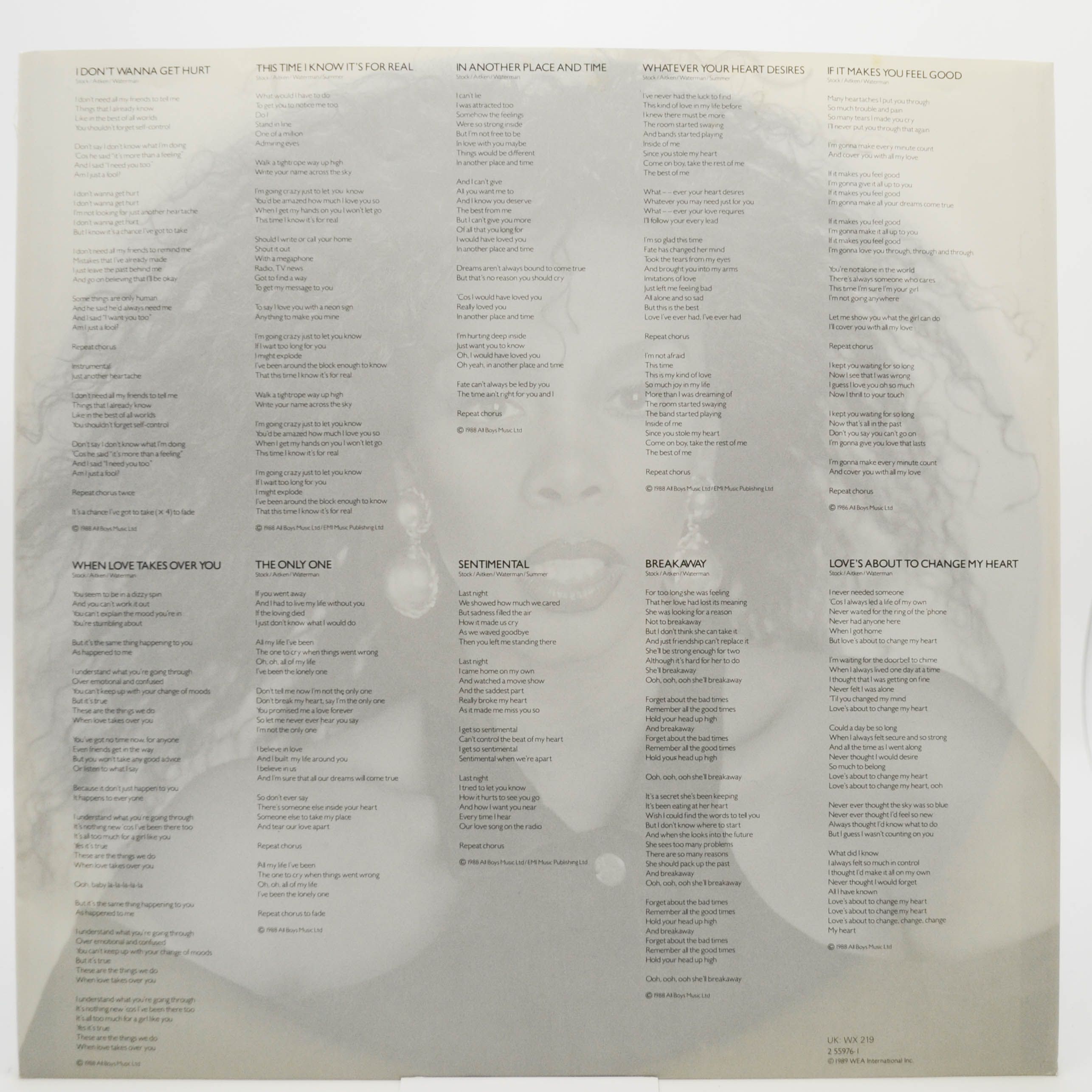 Donna Summer — Another Place And Time, 1989