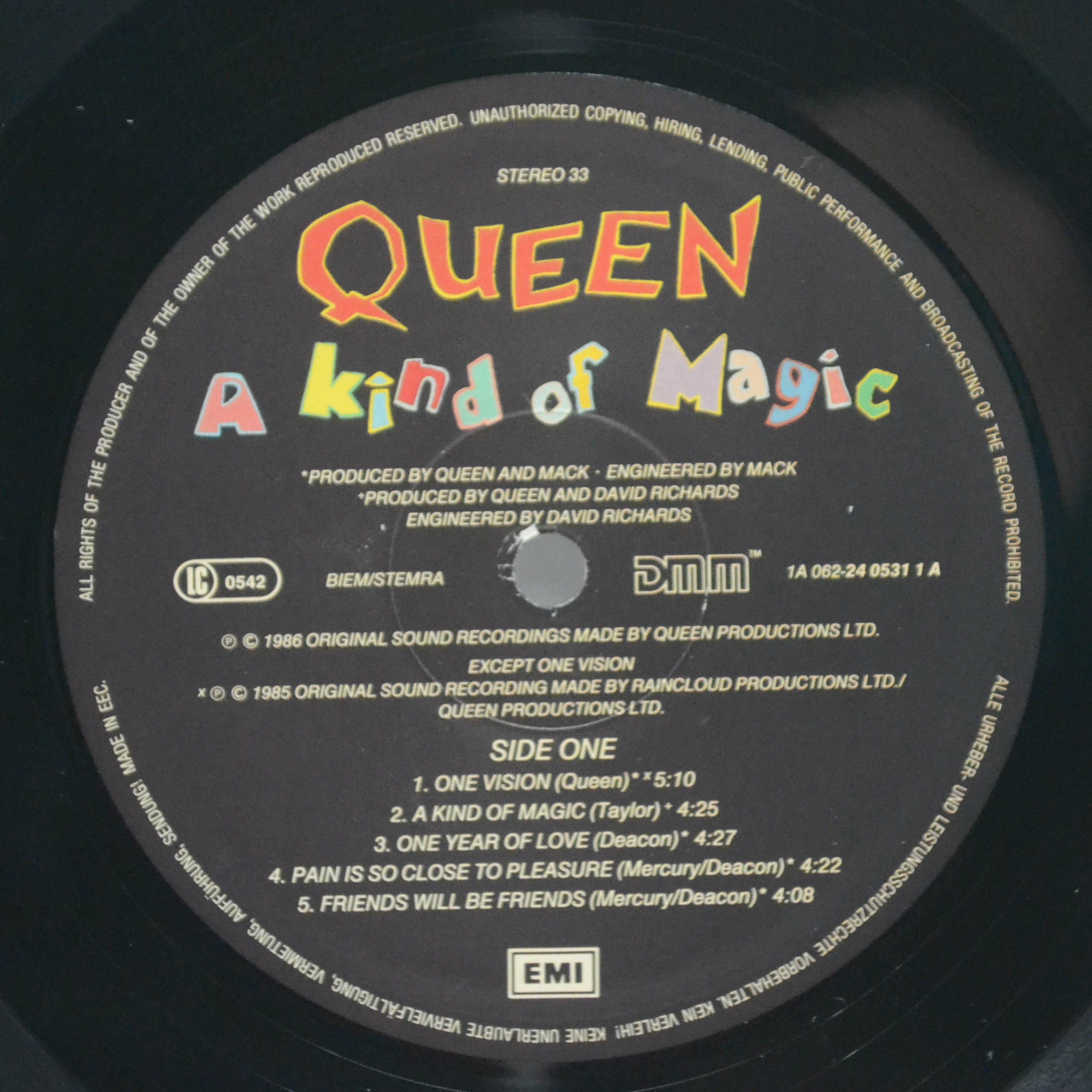 Queen — A Kind Of Magic, 1986