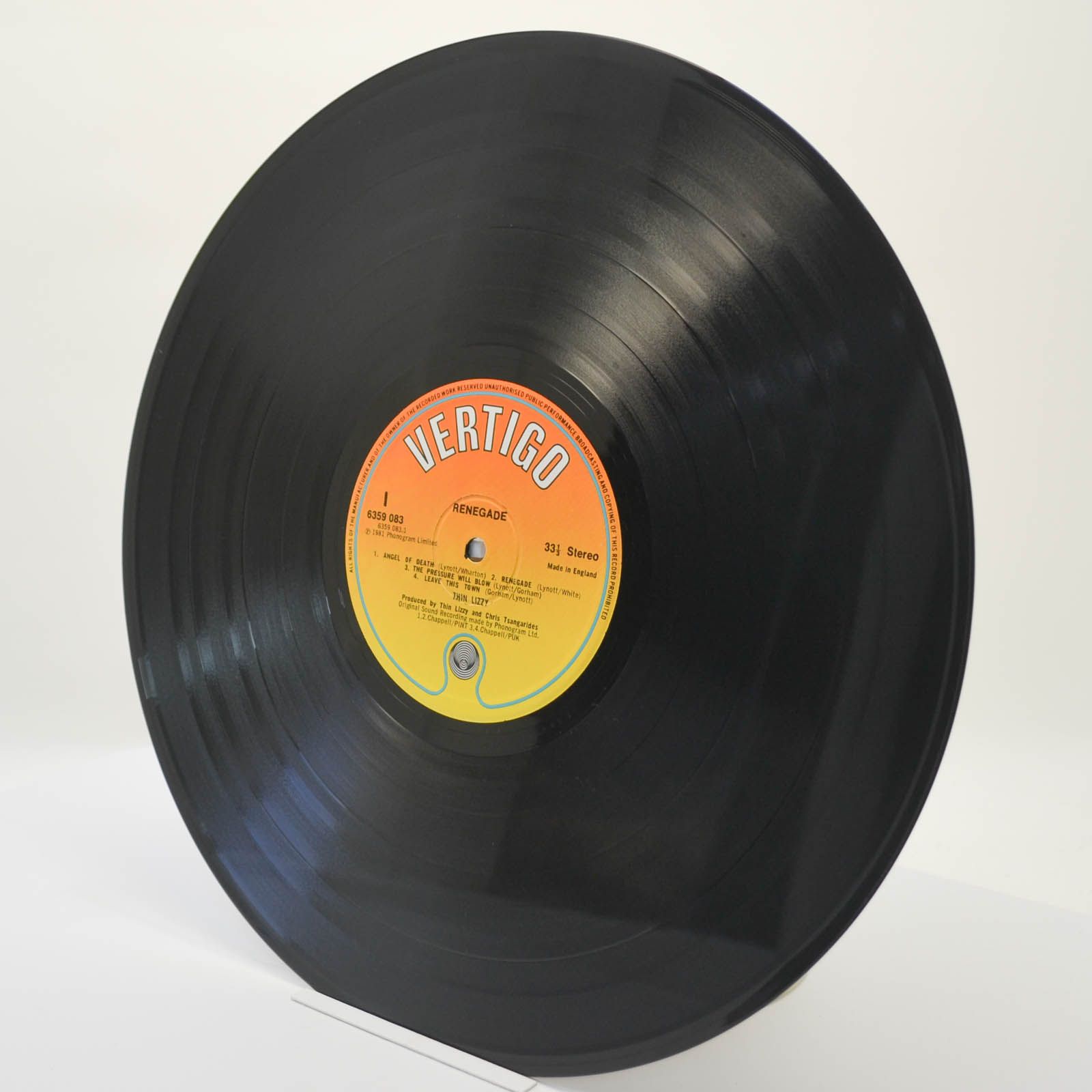 Thin Lizzy — Renegade (1-st, UK), 1981