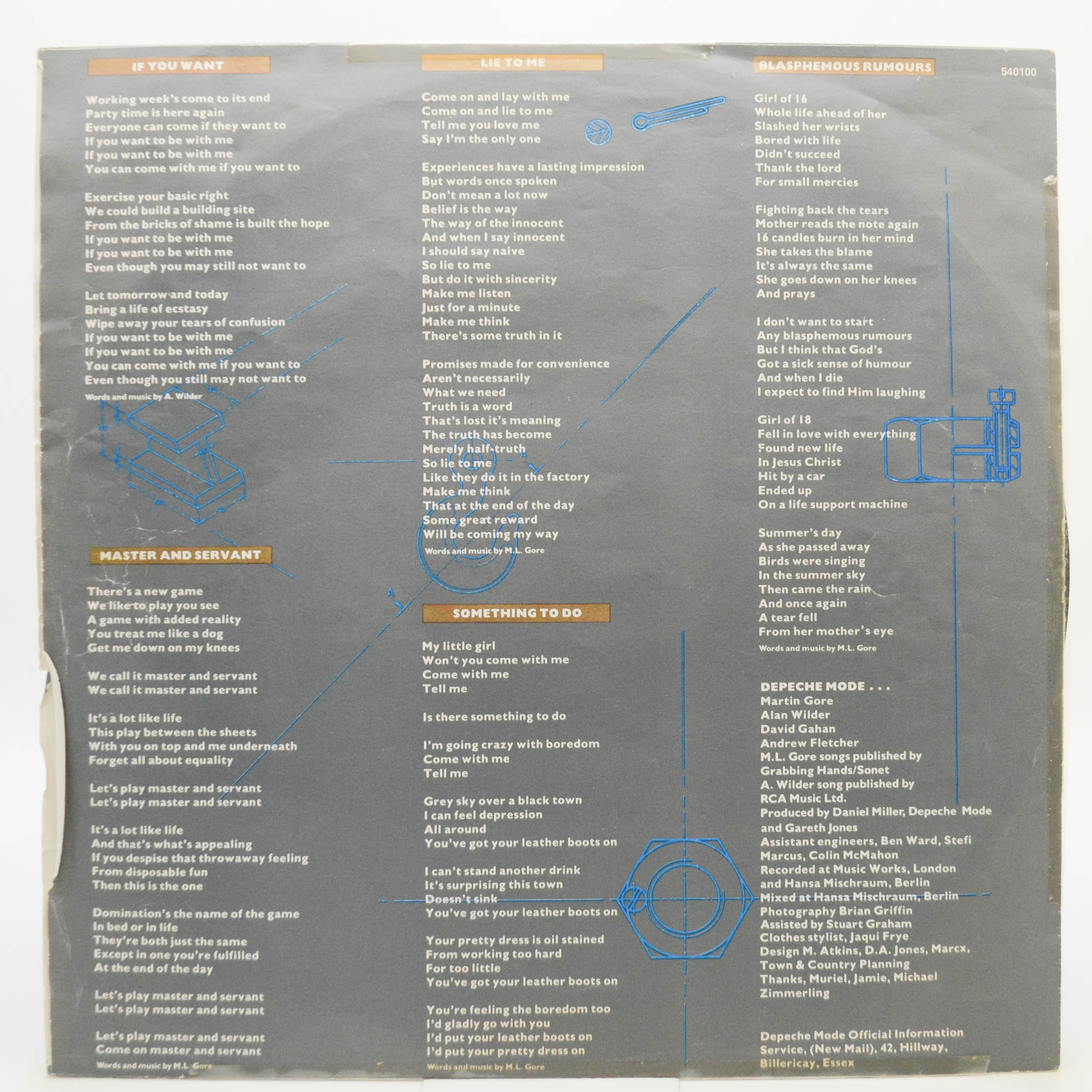 Depeche Mode — Some Great Reward, 1984