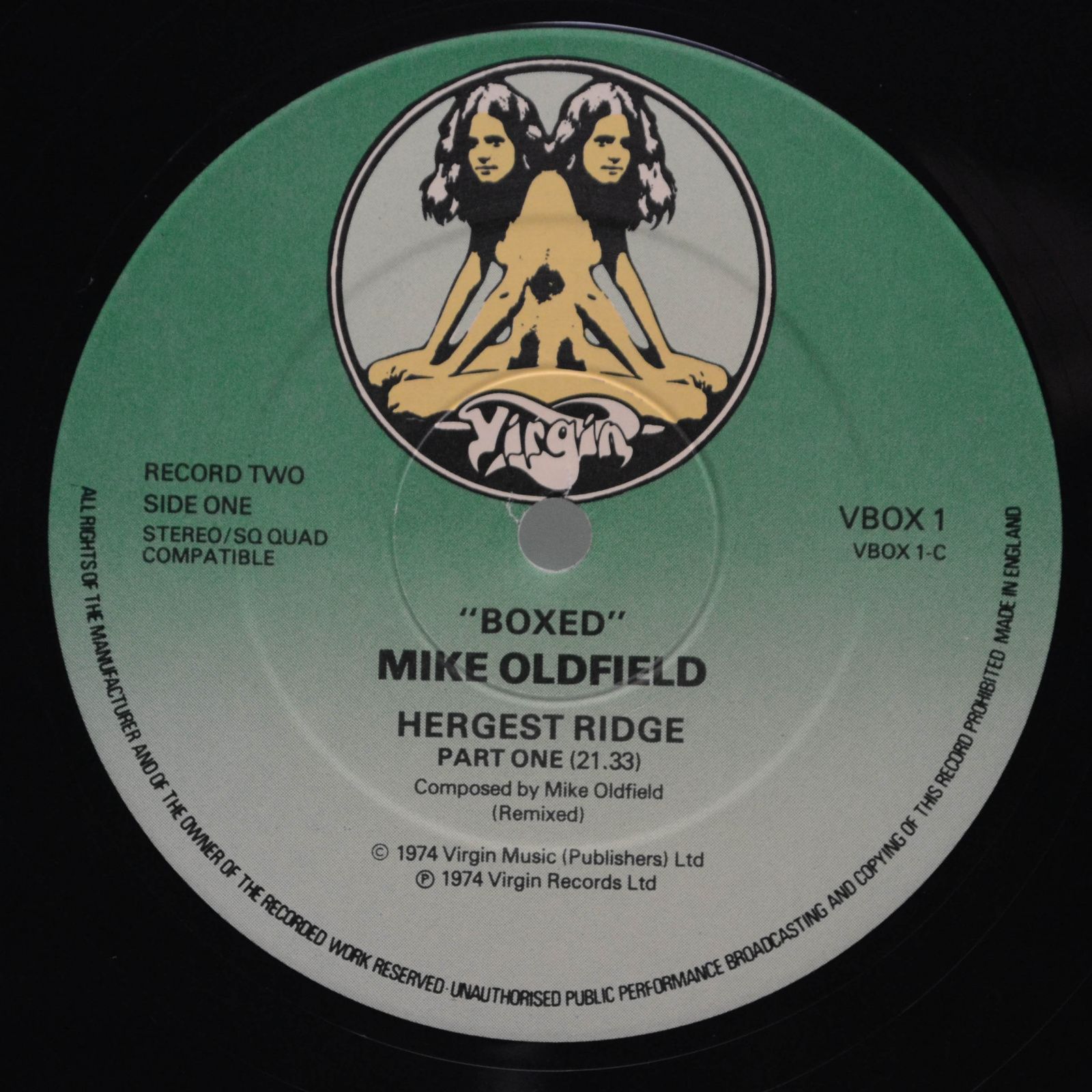 Mike Oldfield — Boxed (UK, Box-set, booklet), 1976