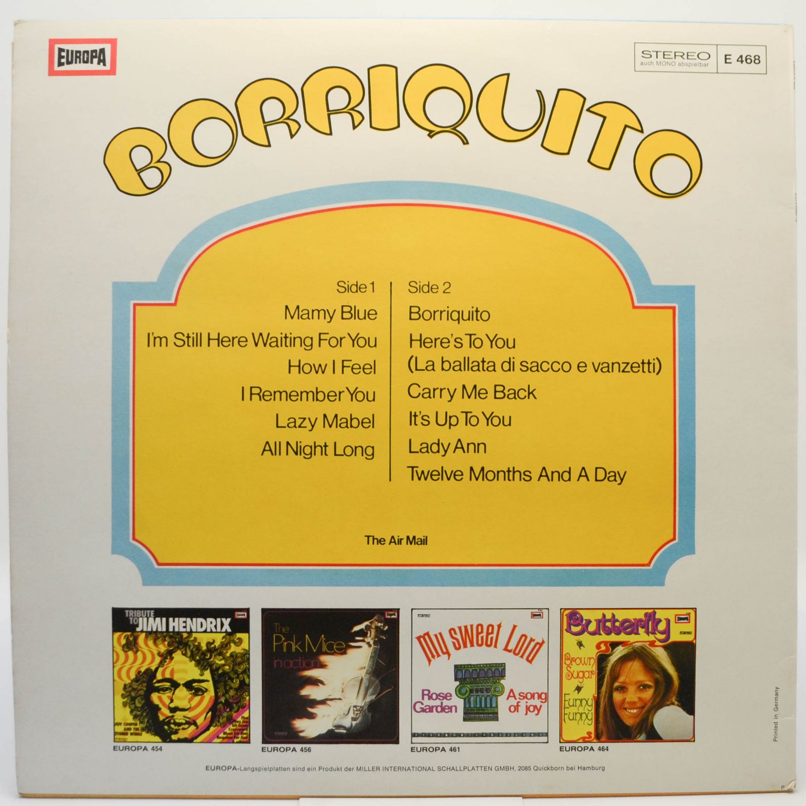 Air Mail — Borriquito, 1971