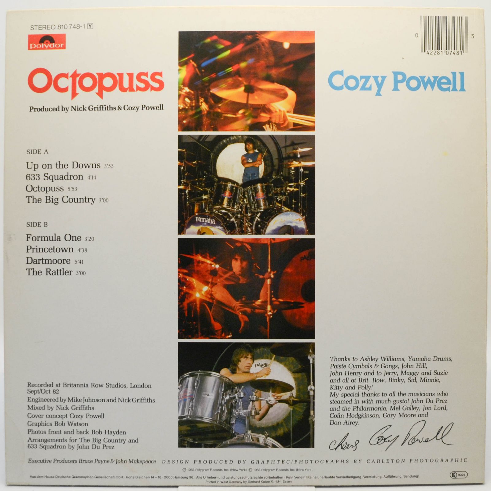 Cozy Powell — Octopuss, 1983