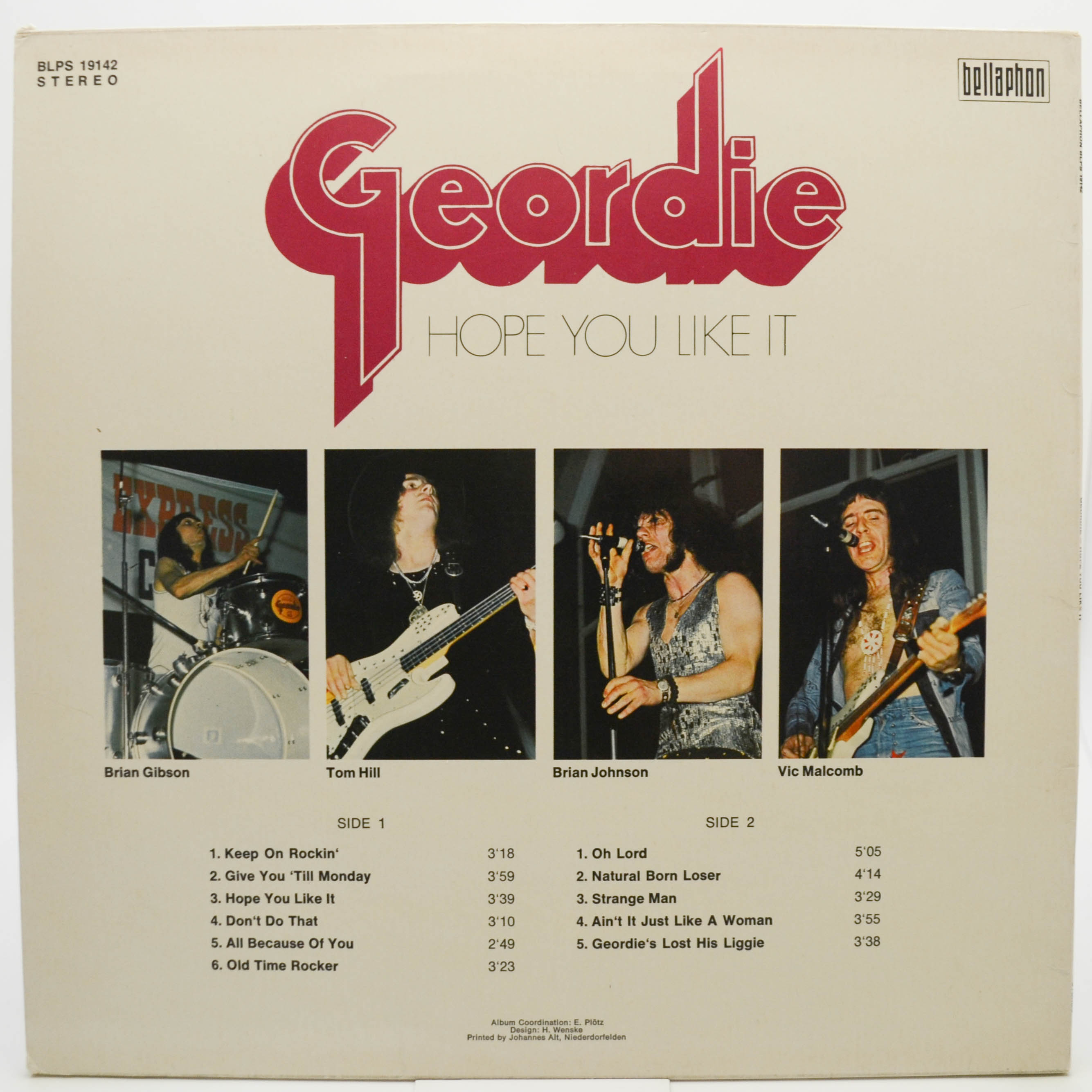 Geordie — Hope You Like It, 1973