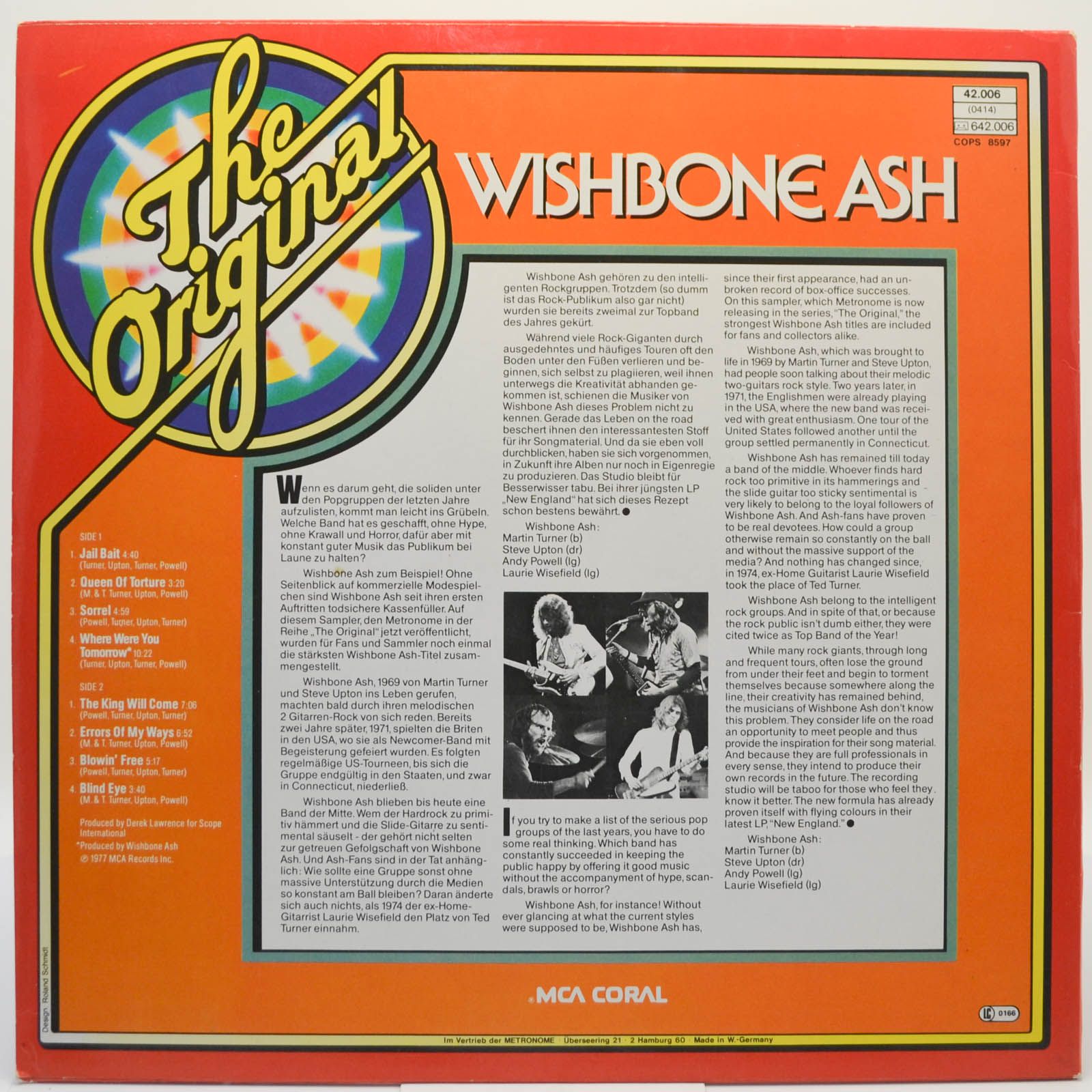 Wishbone Ash — The Original Wishbone Ash, 1977