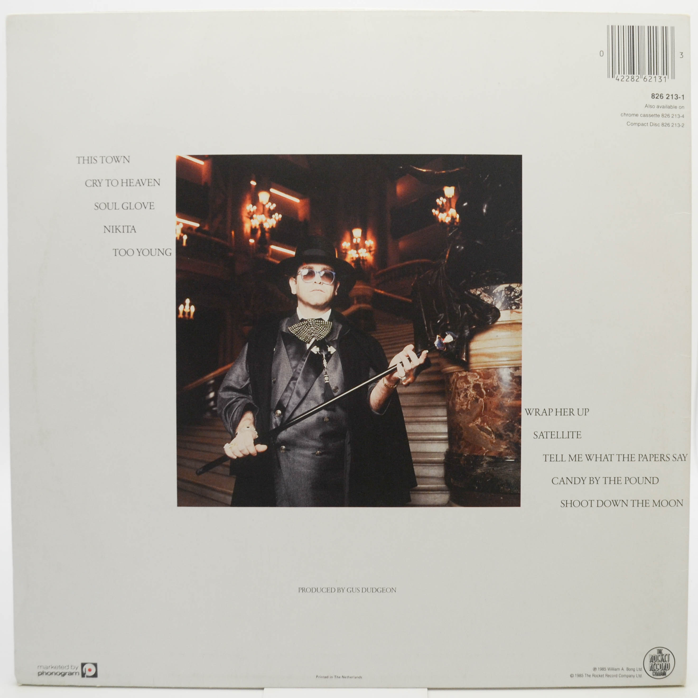 Elton John — Ice On Fire, 1985