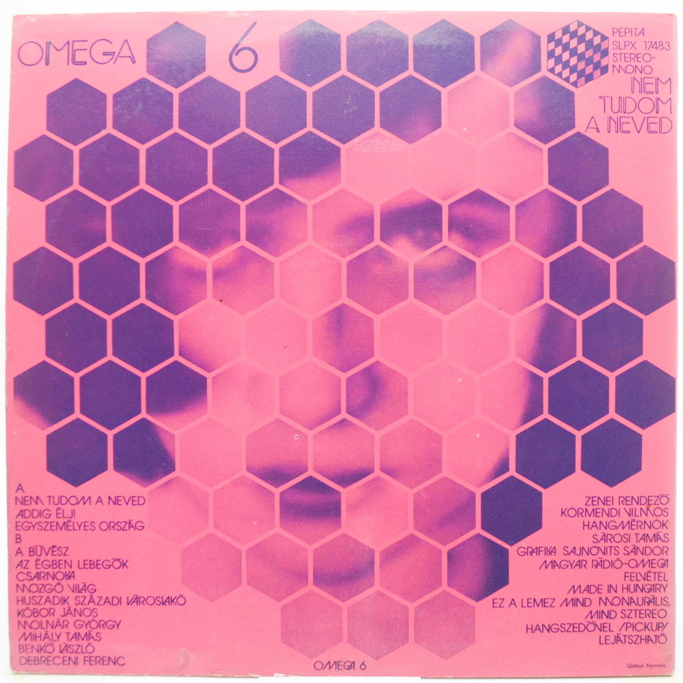 Omega — 6 - Nem Tudom A Neved, 1975