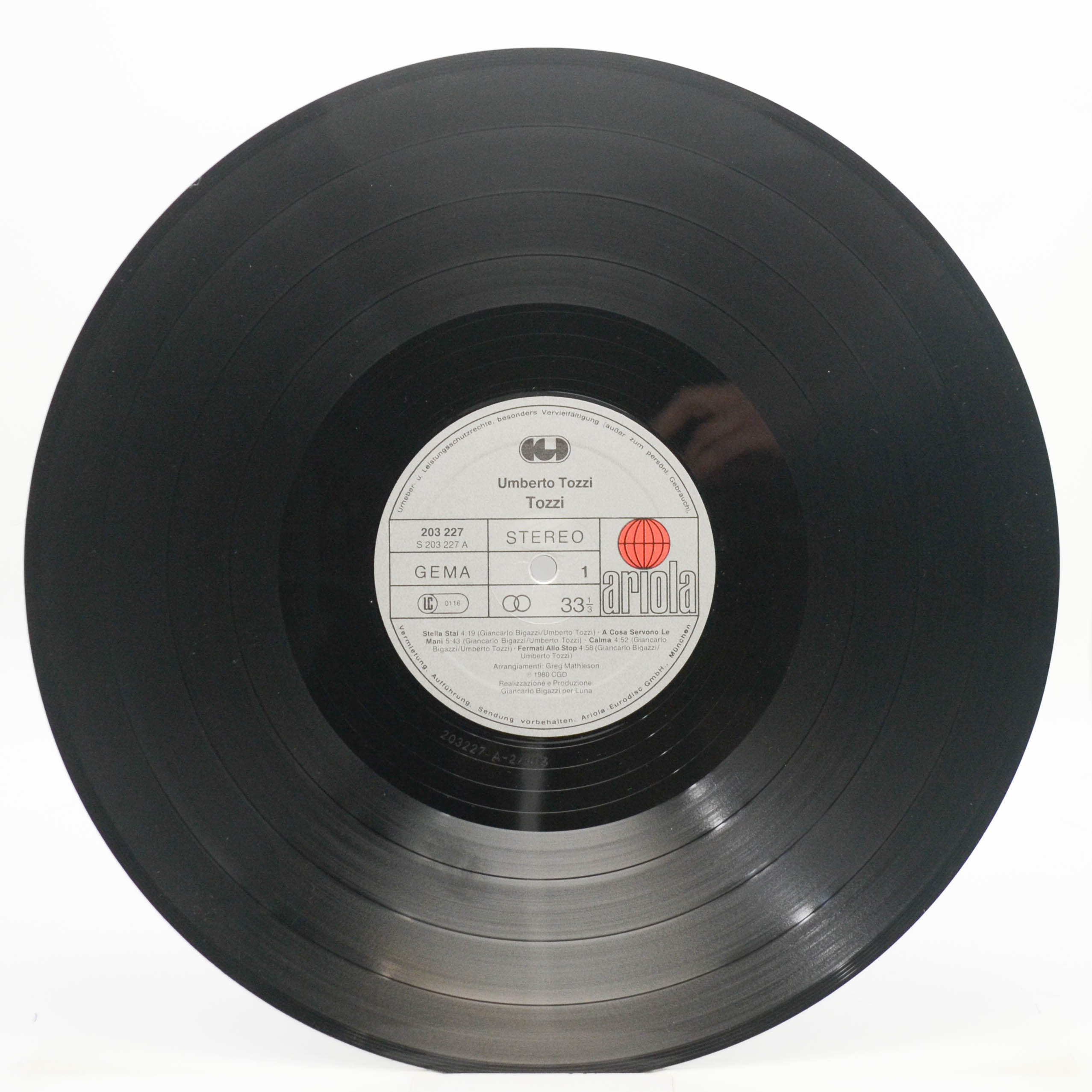 Umberto Tozzi — Tozzi, 1980