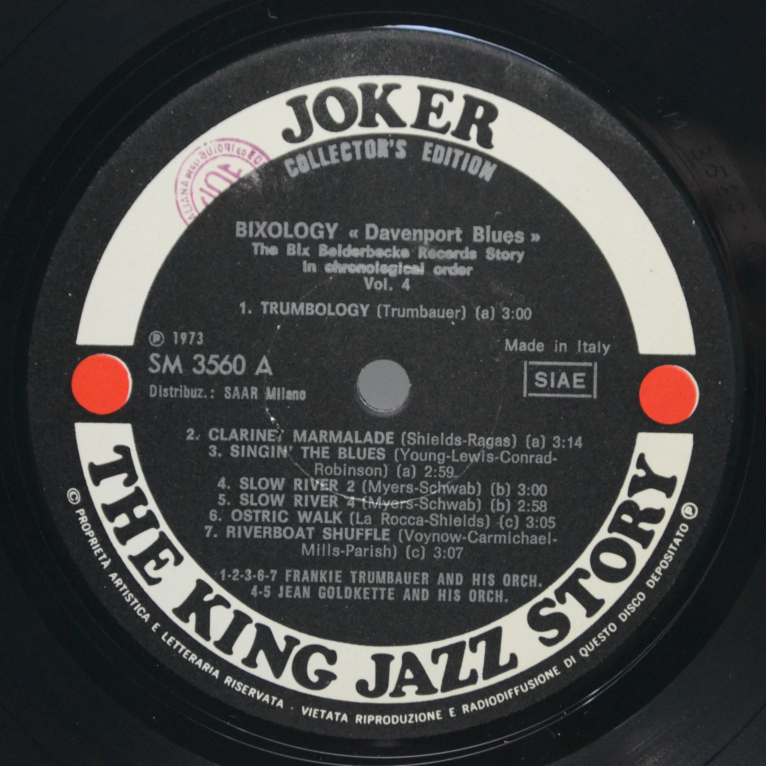 Bix Beiderbecke — Bixology "Singin' The Blues", 1973