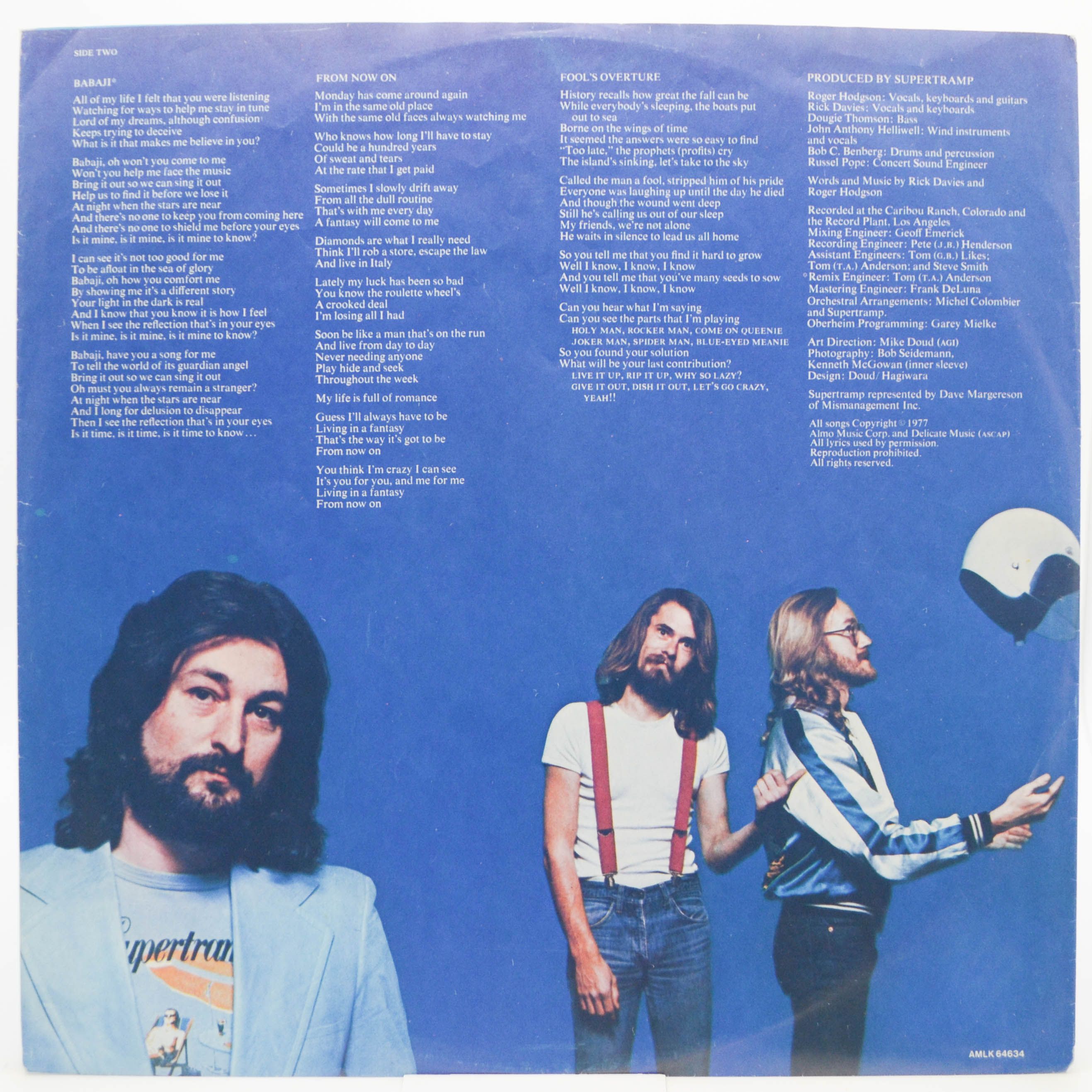 Supertramp — Even In The Quietest Moments..., 1977