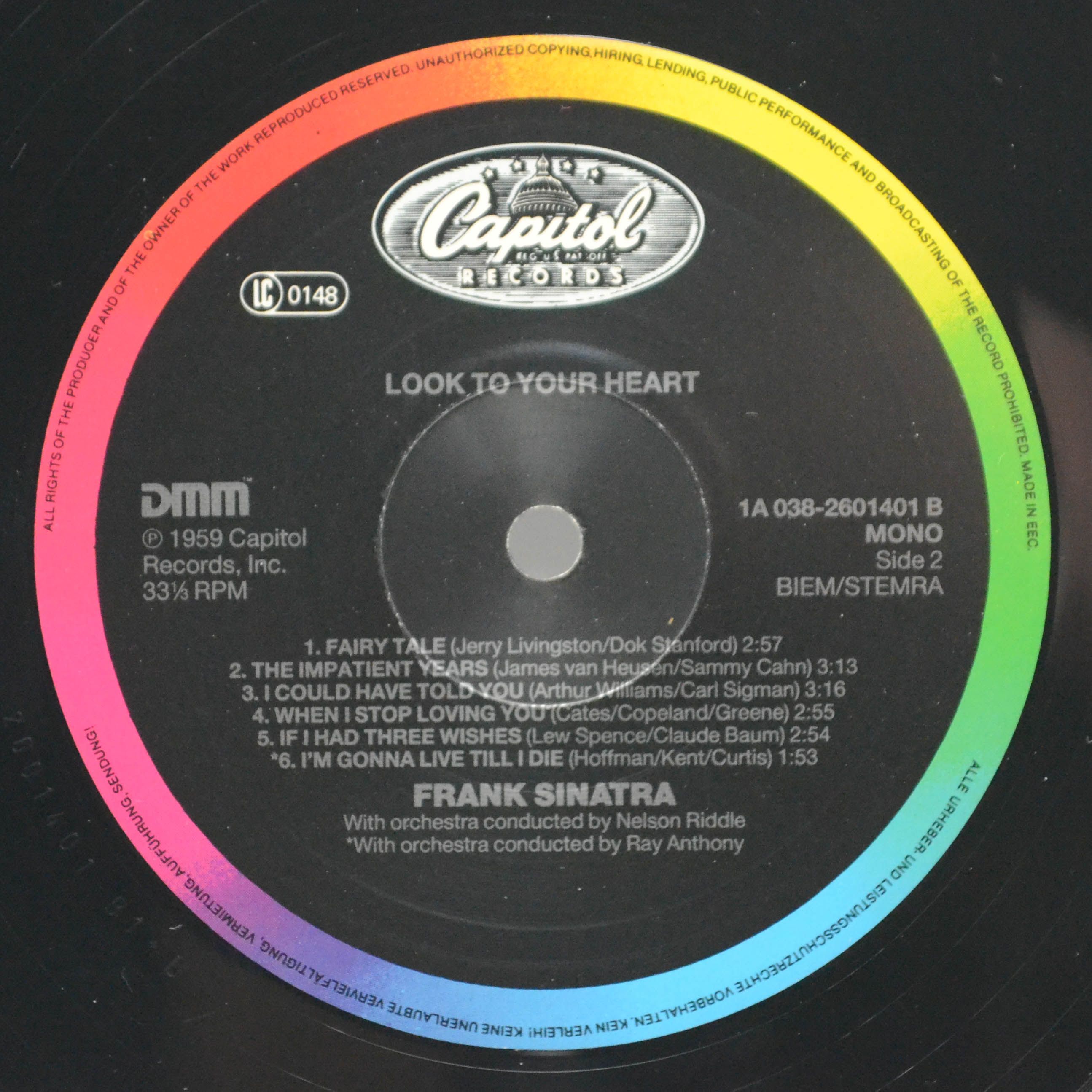 Frank Sinatra — Look To Your Heart, 1959