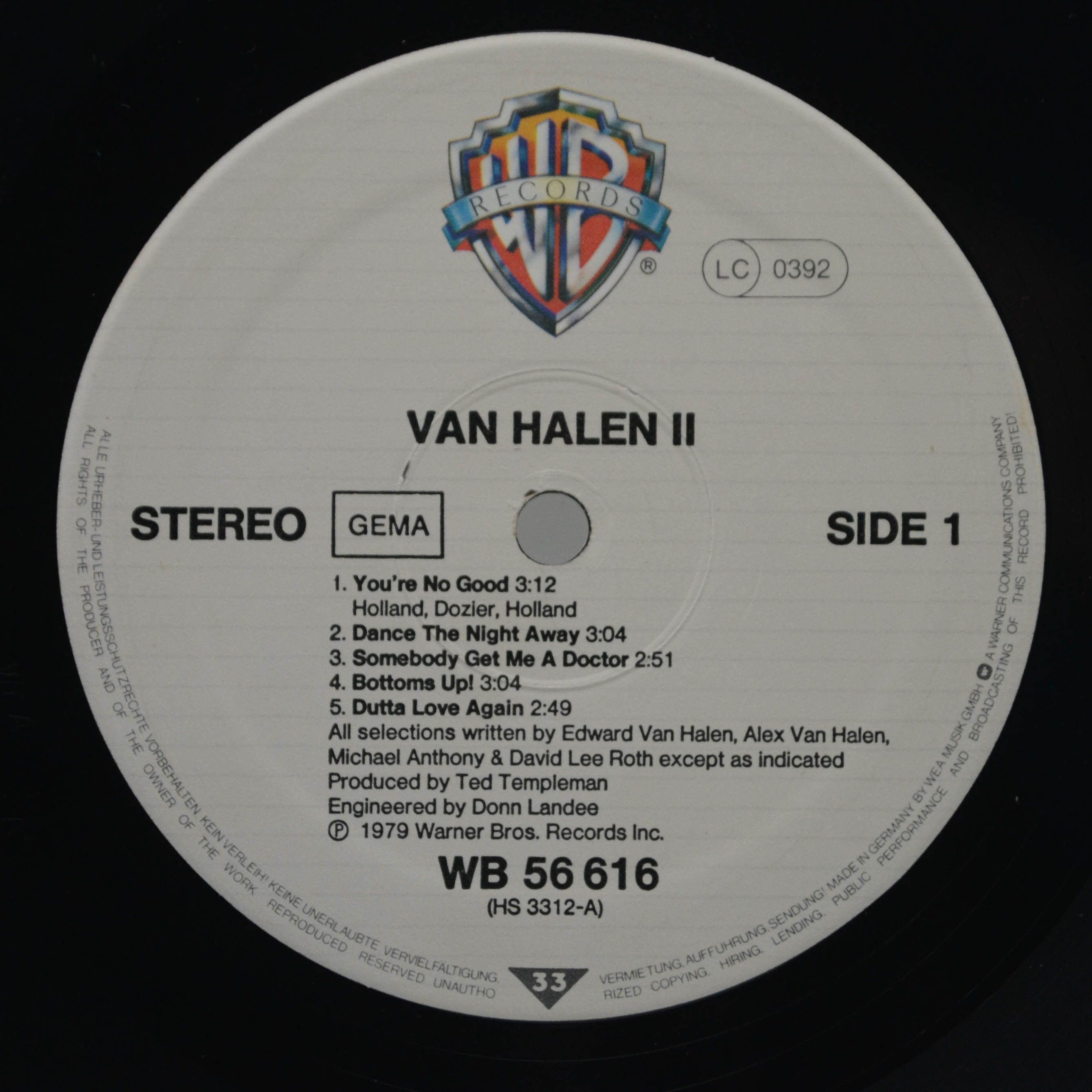 Van Halen — Van Halen II, 1979