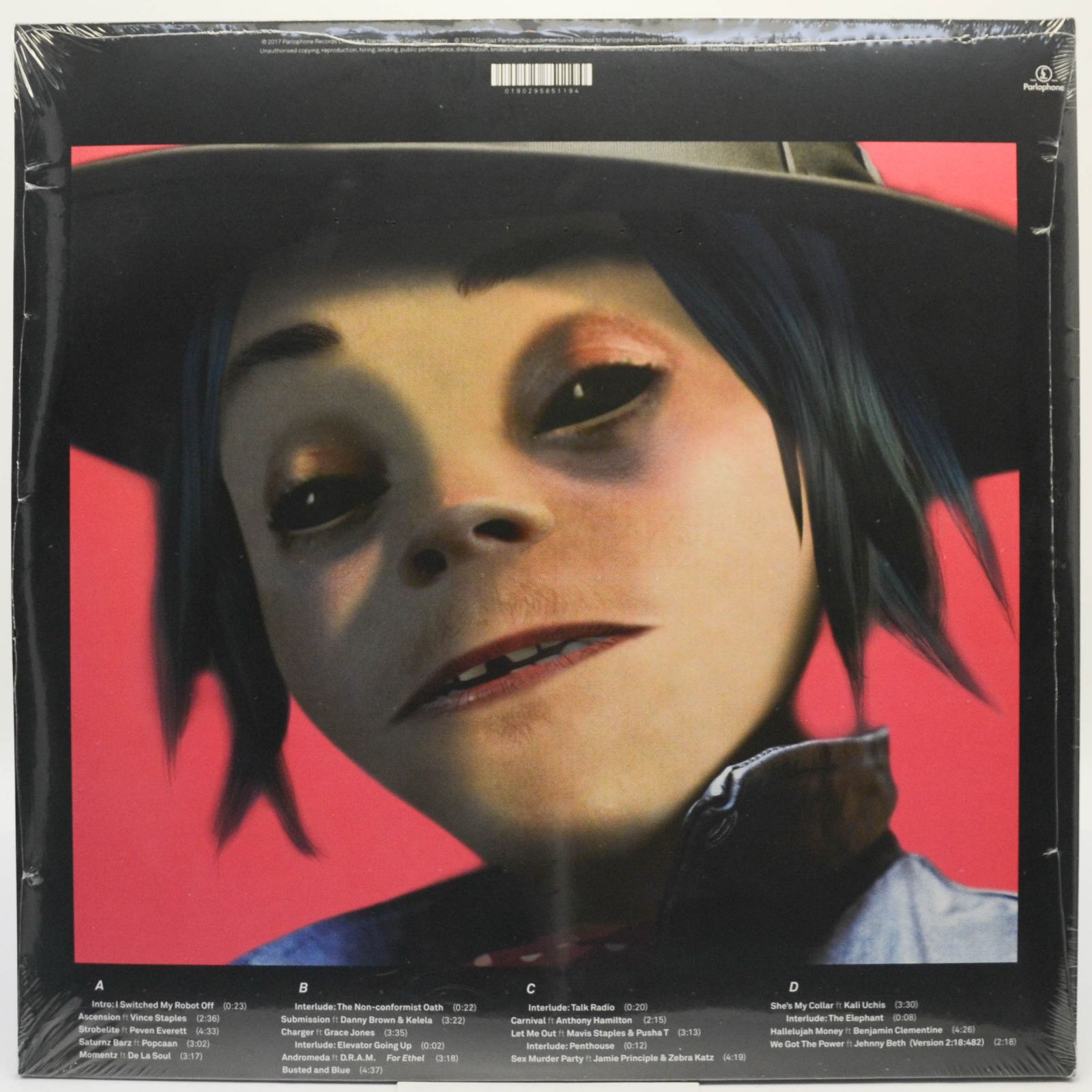 Gorillaz — Humanz (2LP), 2017