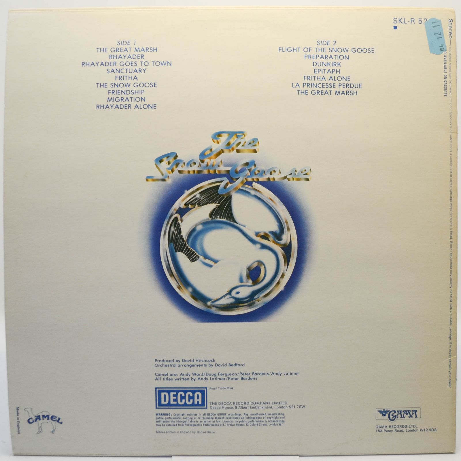 Camel — The Snow Goose (UK), 1975