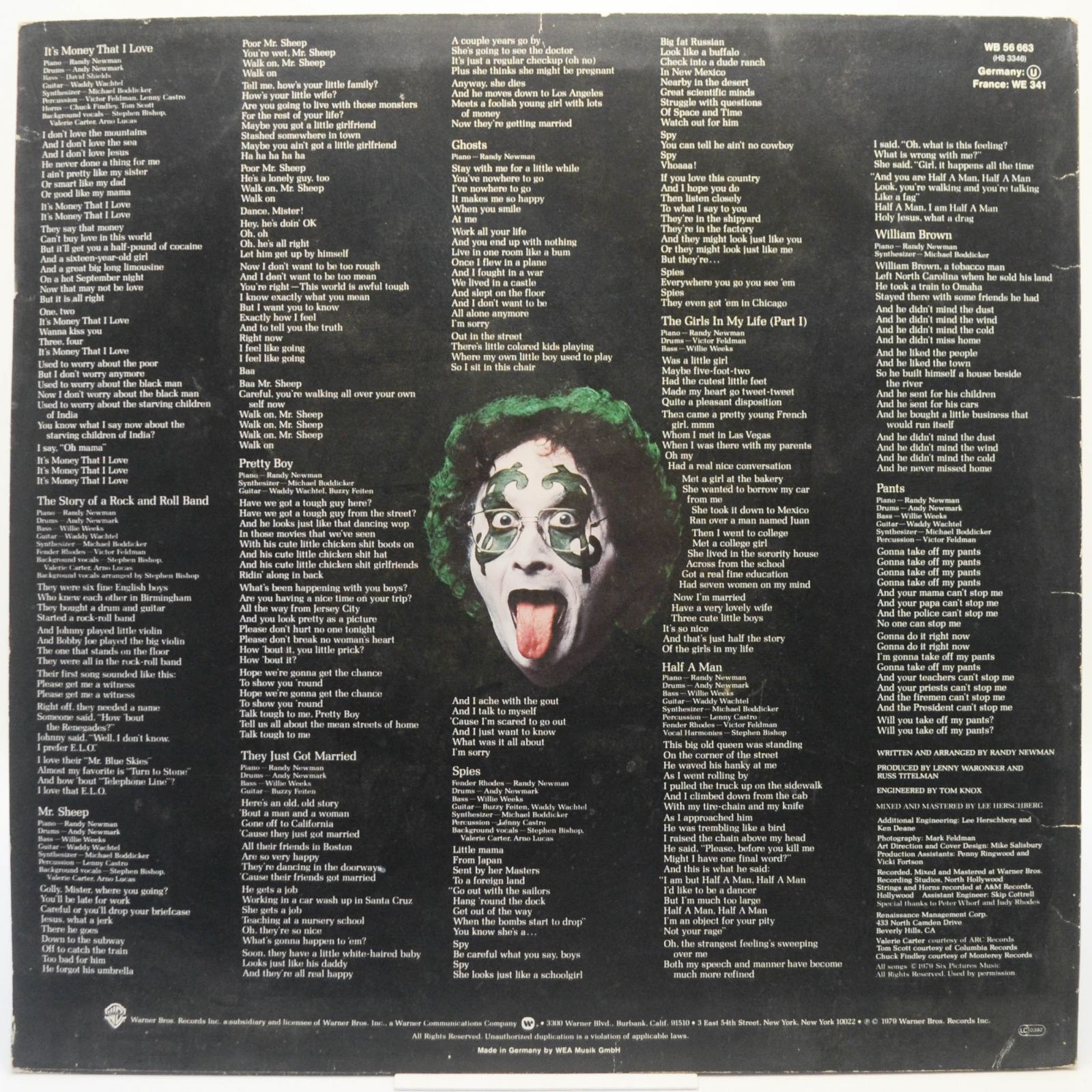 Randy Newman — Born Again, 1979