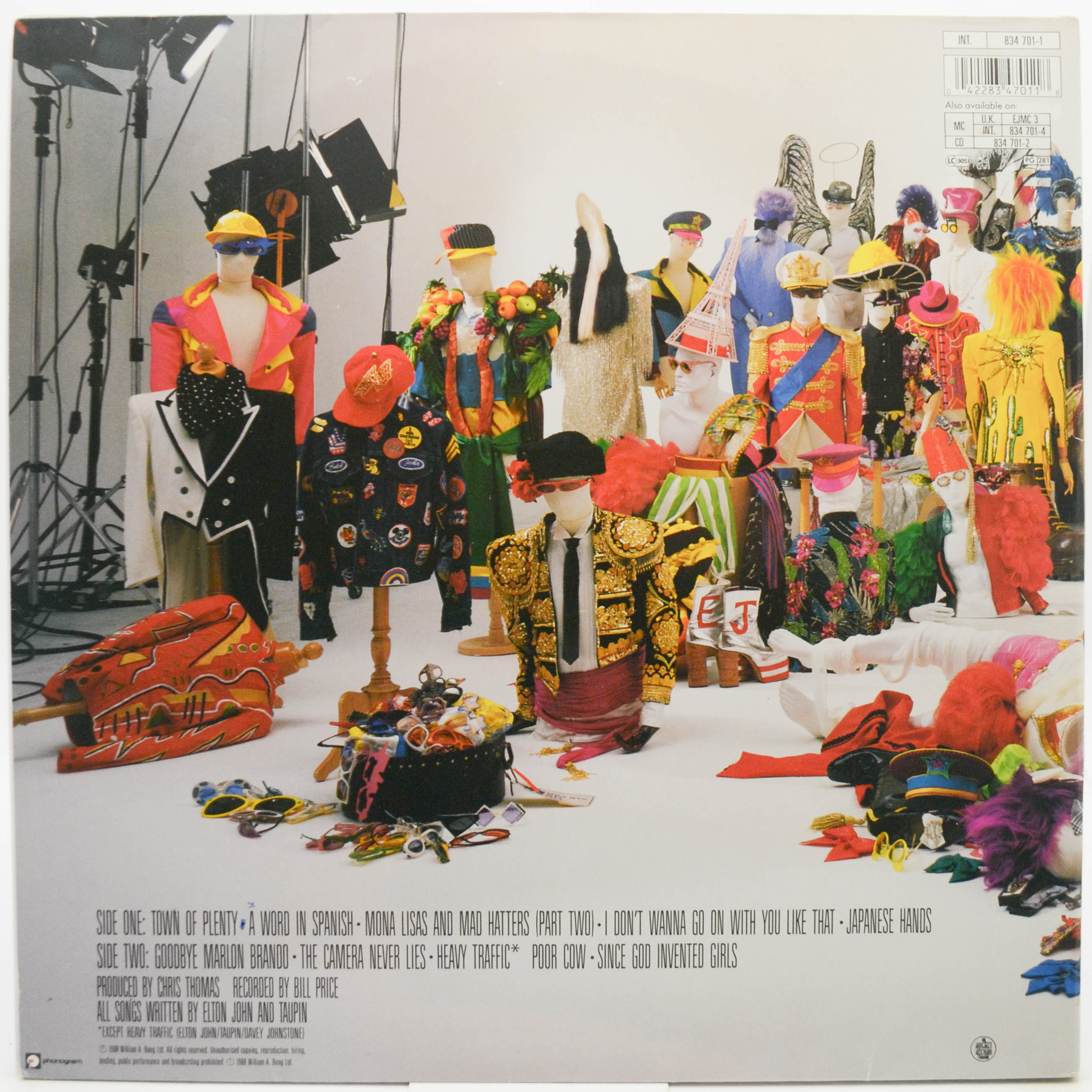 Elton John — Reg Strikes Back, 1988