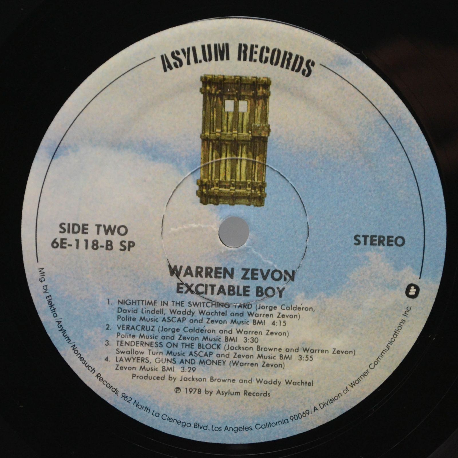 Warren Zevon — Excitable Boy (1-st, USA), 1978