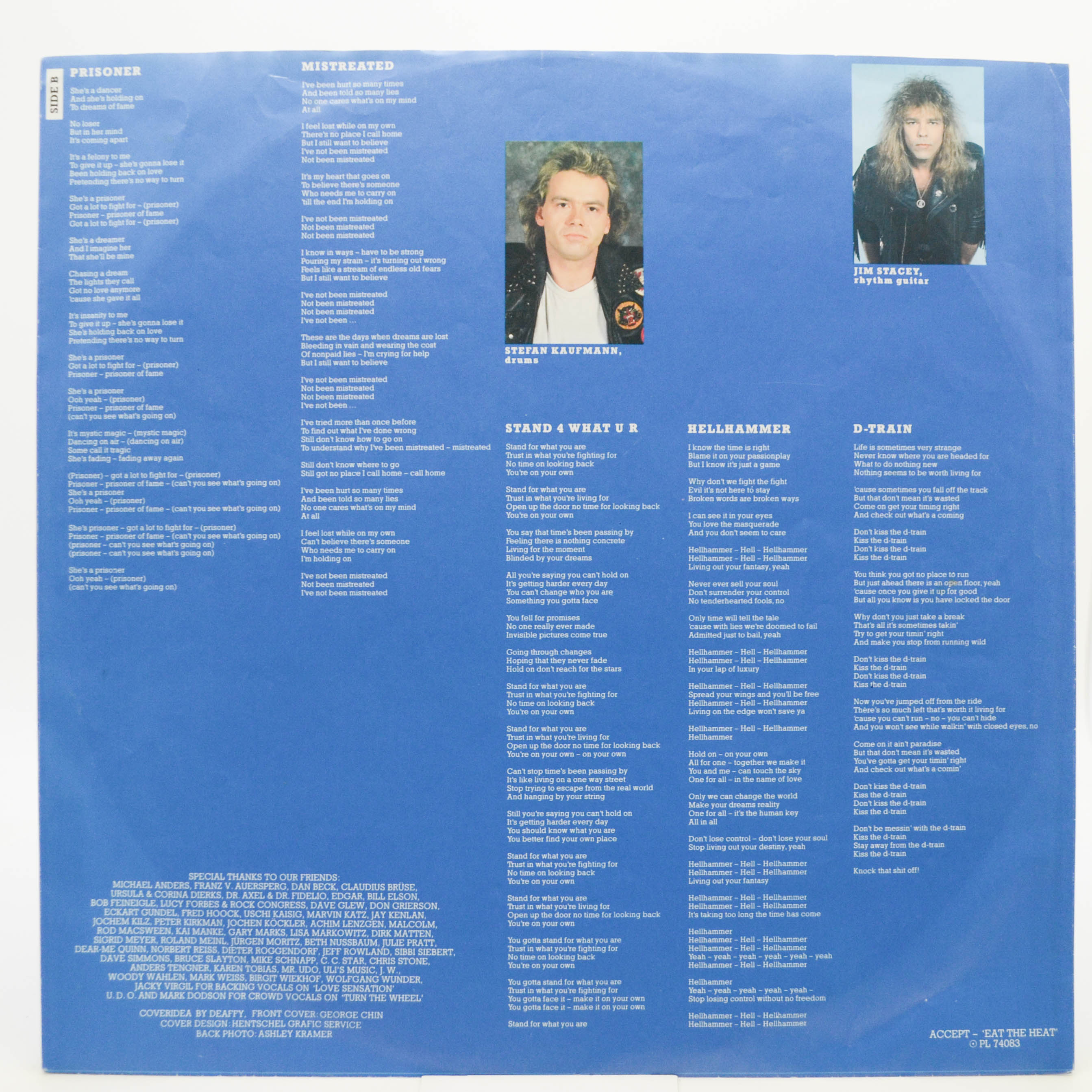 Accept — Eat The Heat, 1989