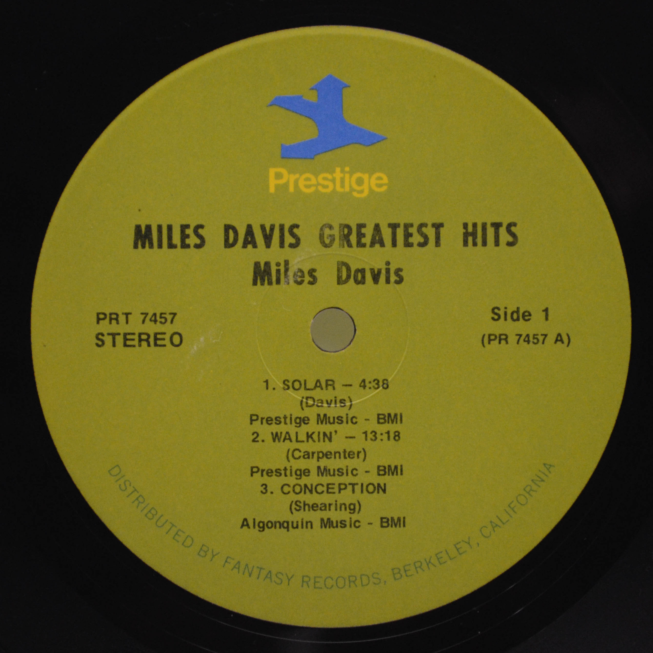Miles Davis — Greatest Hits (1-st, USA), 1967