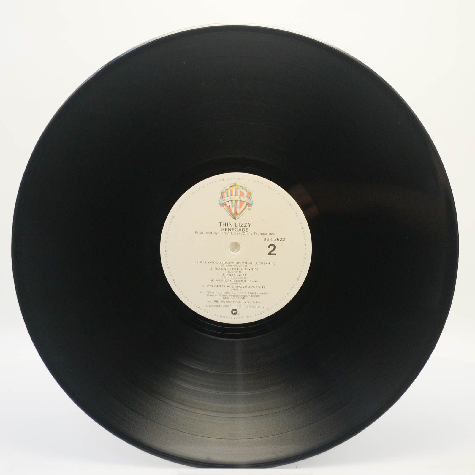 Thin Lizzy — Renegade (USA), 1981