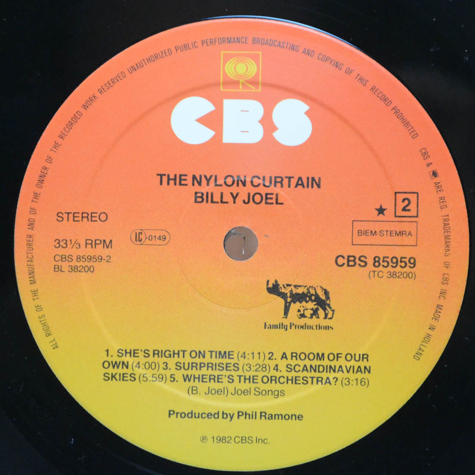 Billy Joel — The Nylon Curtain, 1982