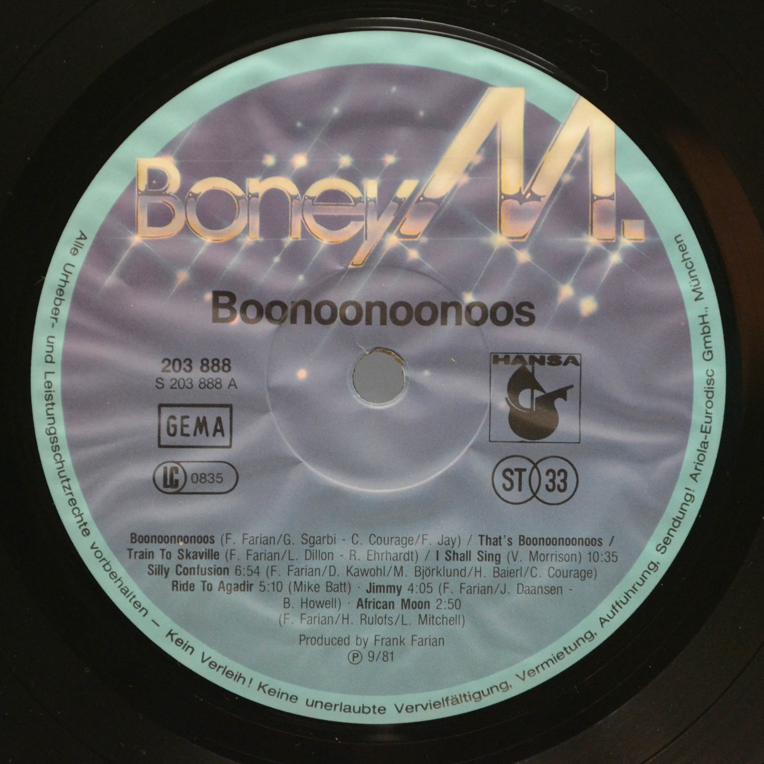 Boney M. — Boonoonoonoos, 1981
