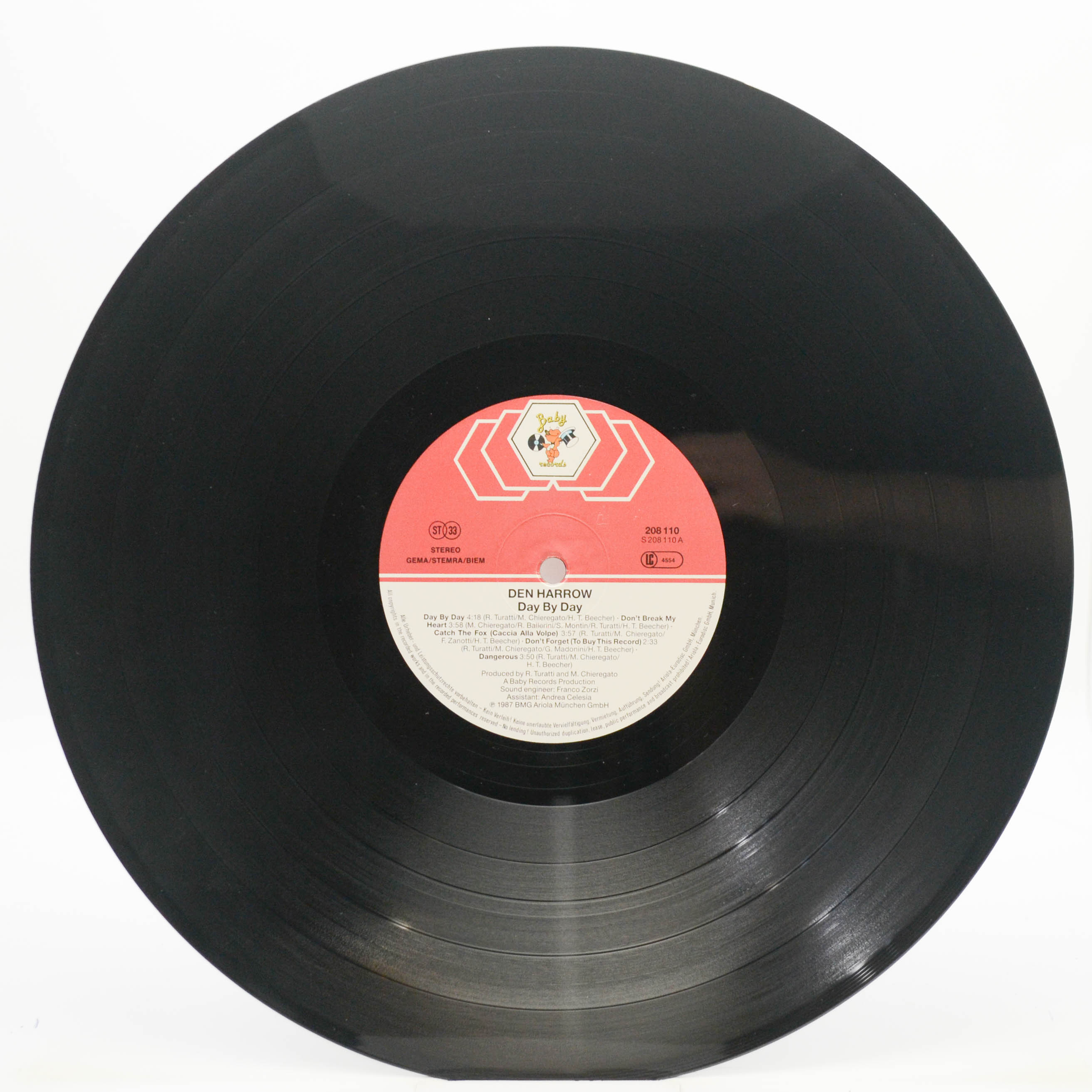 Den Harrow — Day By Day, 1987