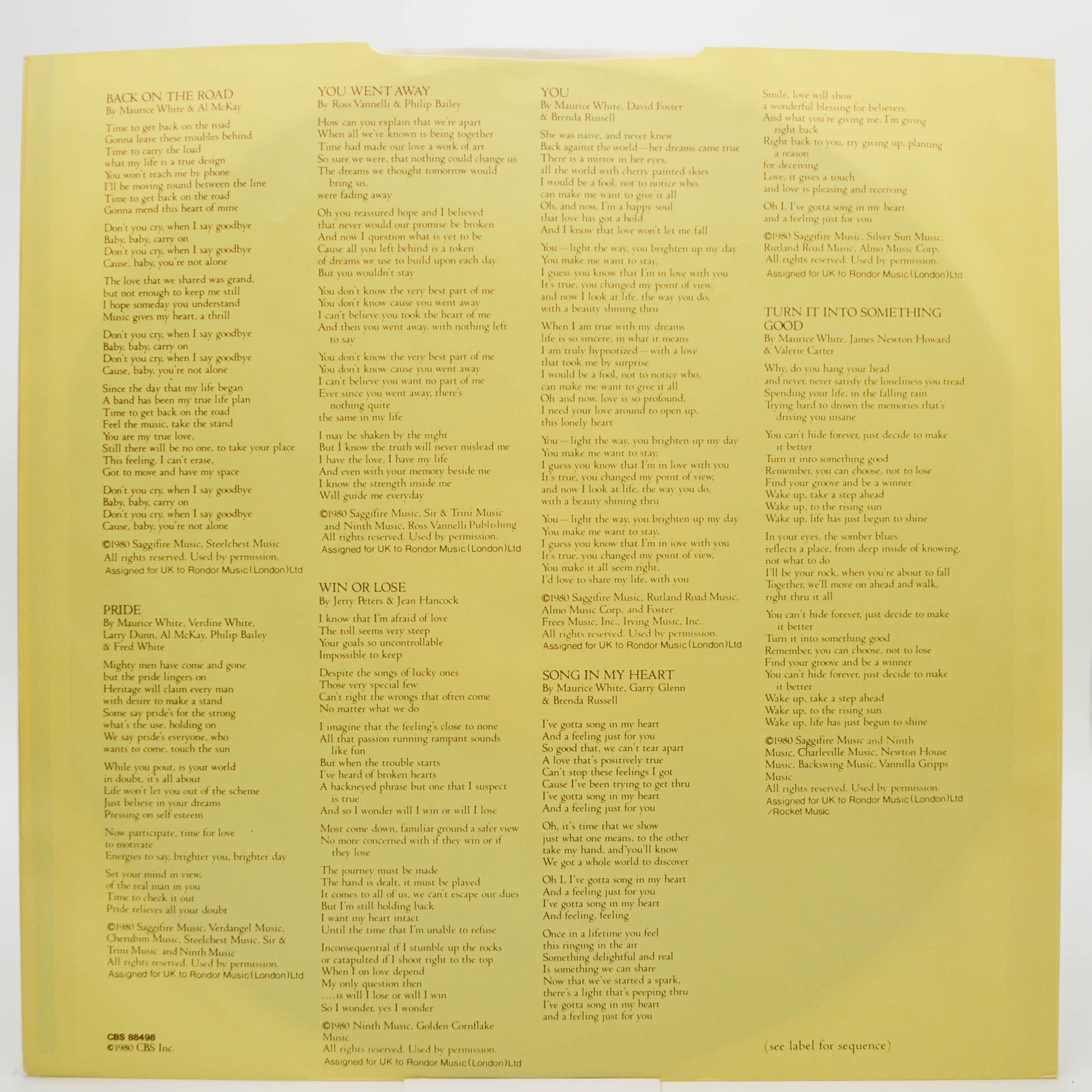 Earth Wind & Fire — Faces (2LP), 1980