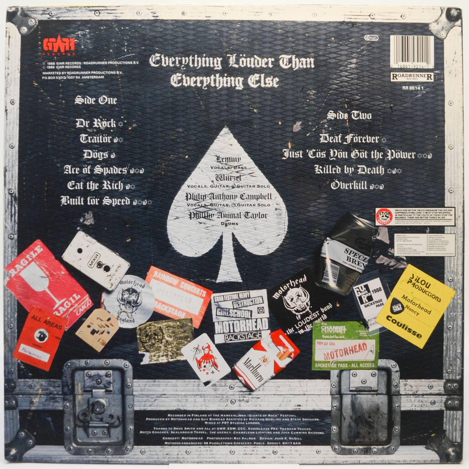 Motörhead — Nö Sleep At All, 1988