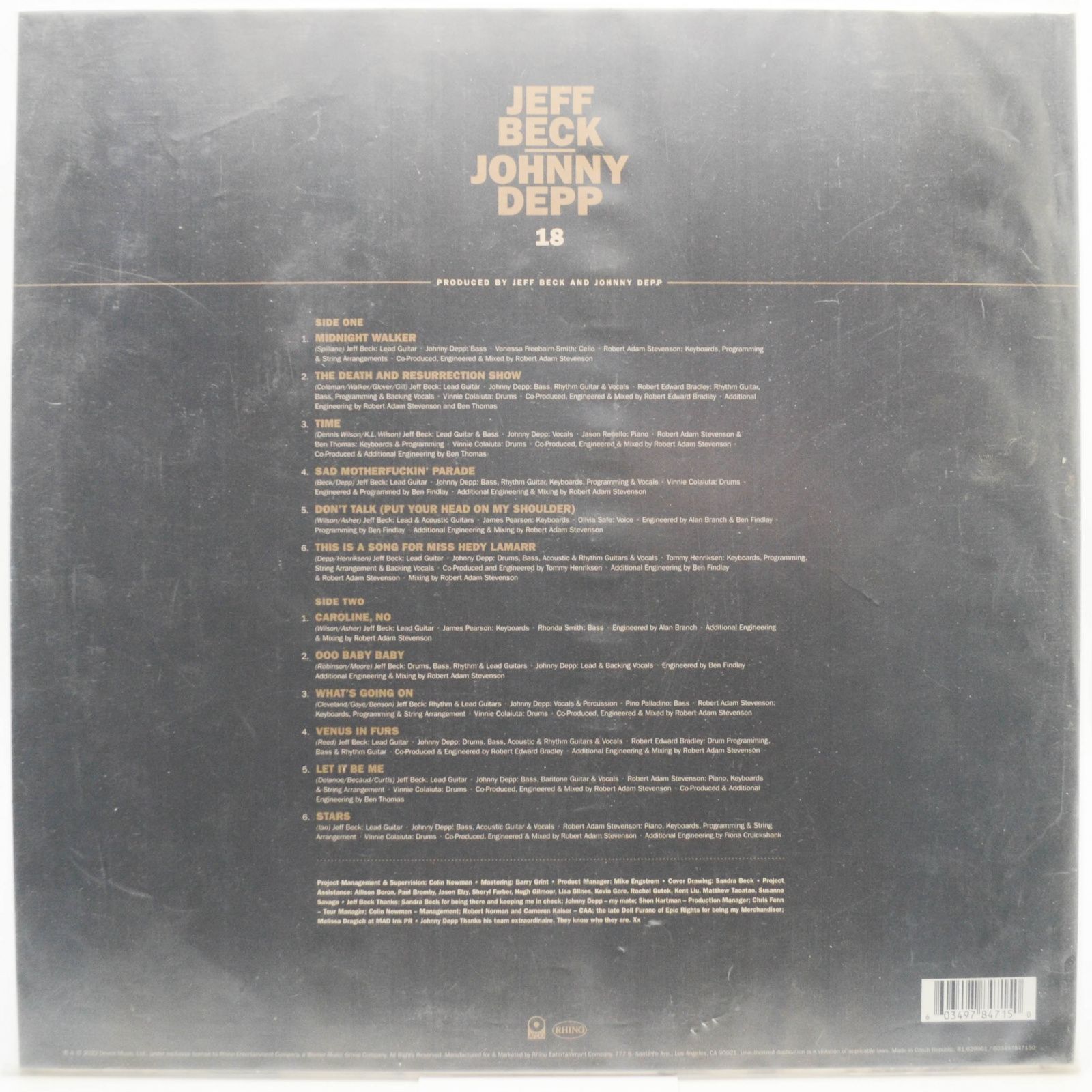 Jeff Beck - Johnny Depp — 18, 2022