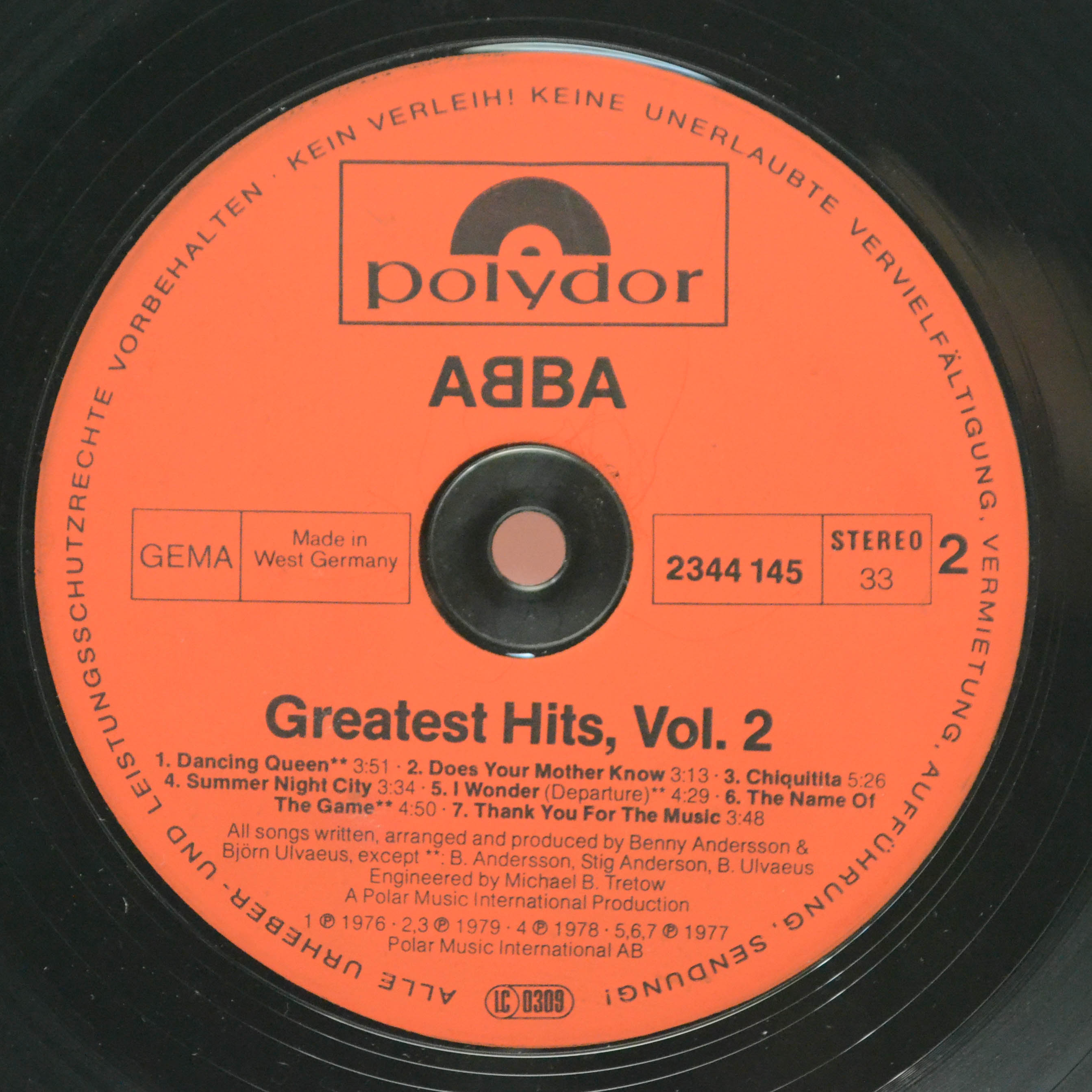 ABBA — Greatest Hits Vol. 2, 1979