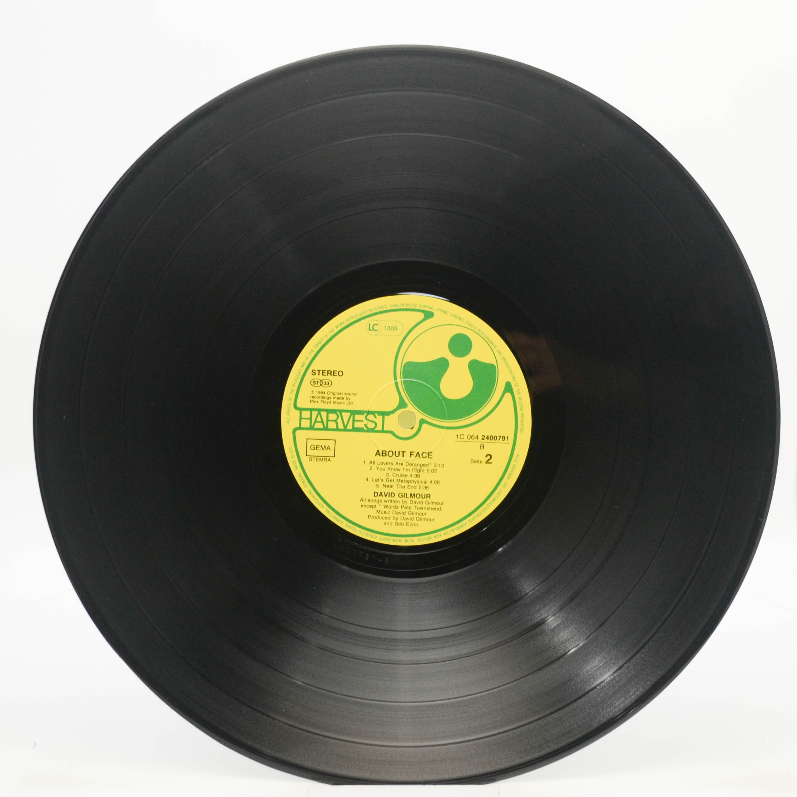 David Gilmour — About Face, 1984