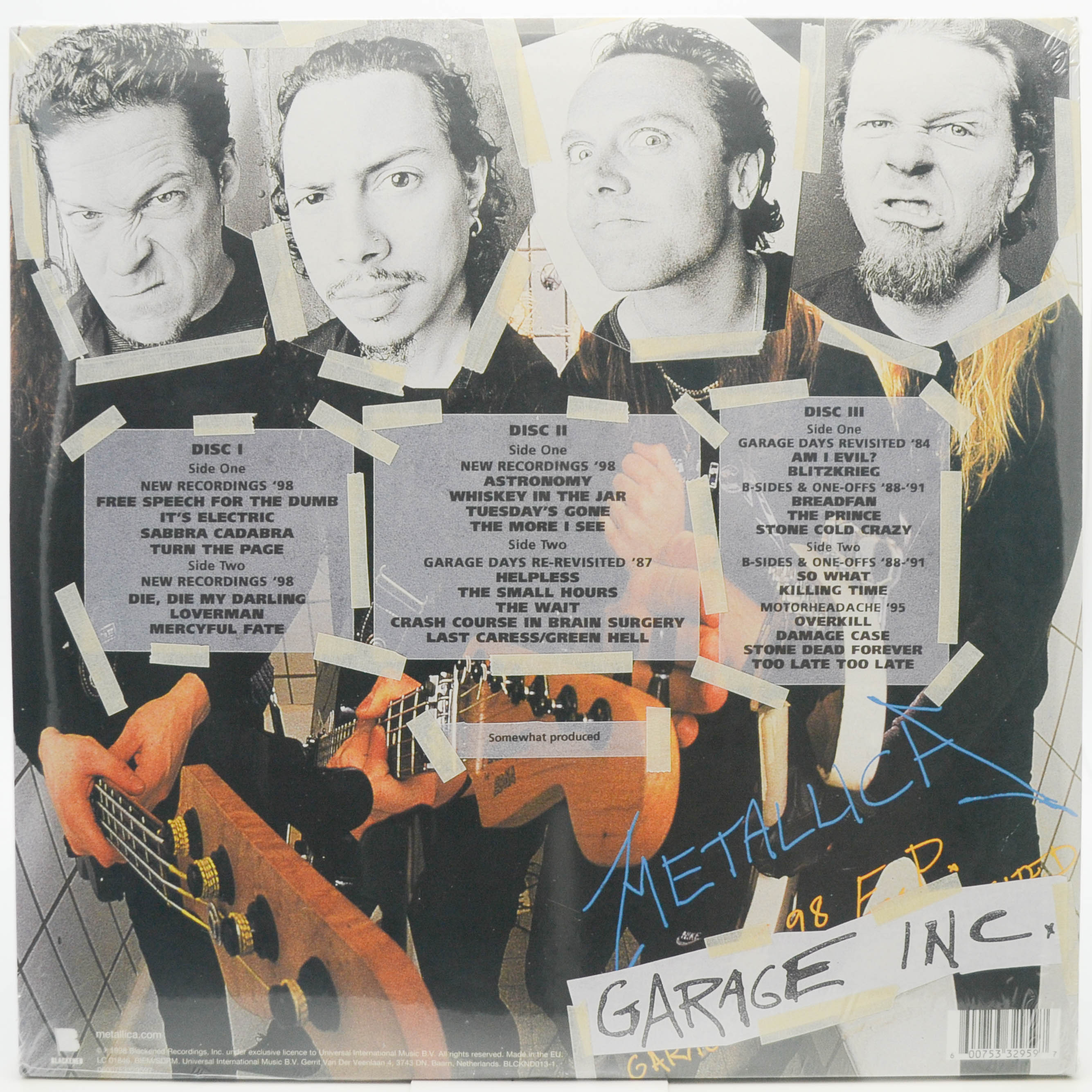 Metallica — Garage Inc. (3LP), 1998