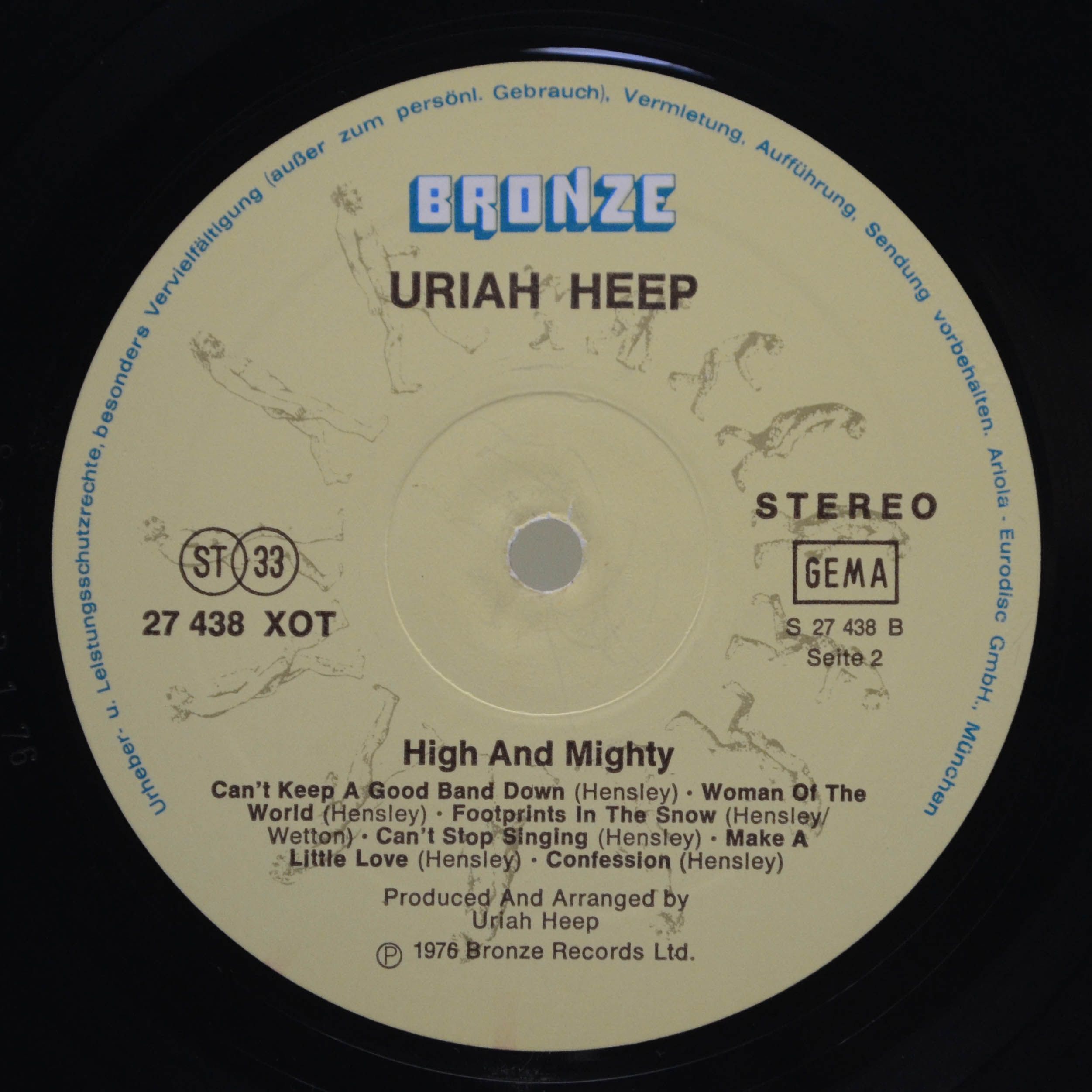 Uriah Heep — High And Mighty, 1976