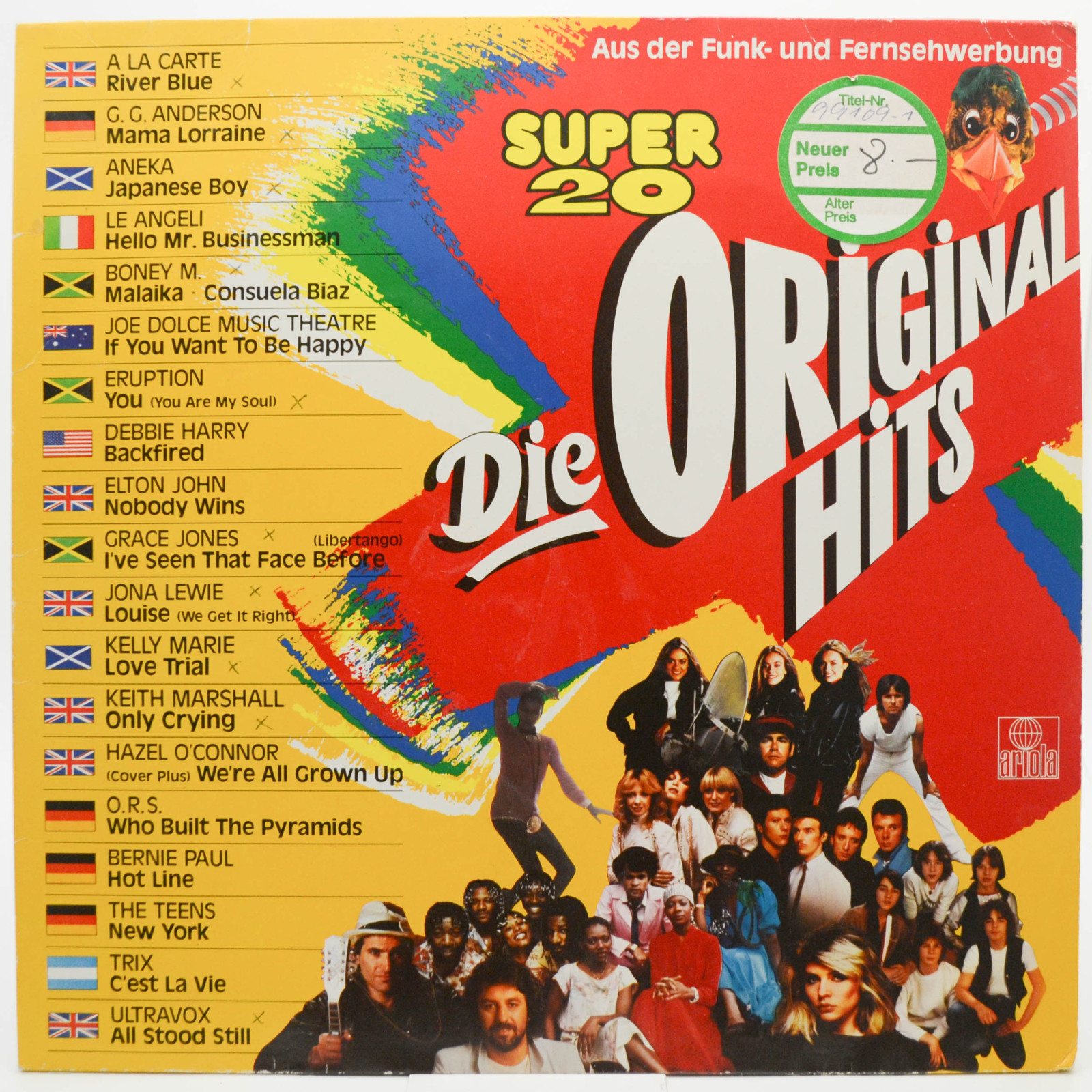 Various — Super 20 Die Original Hits, 1981