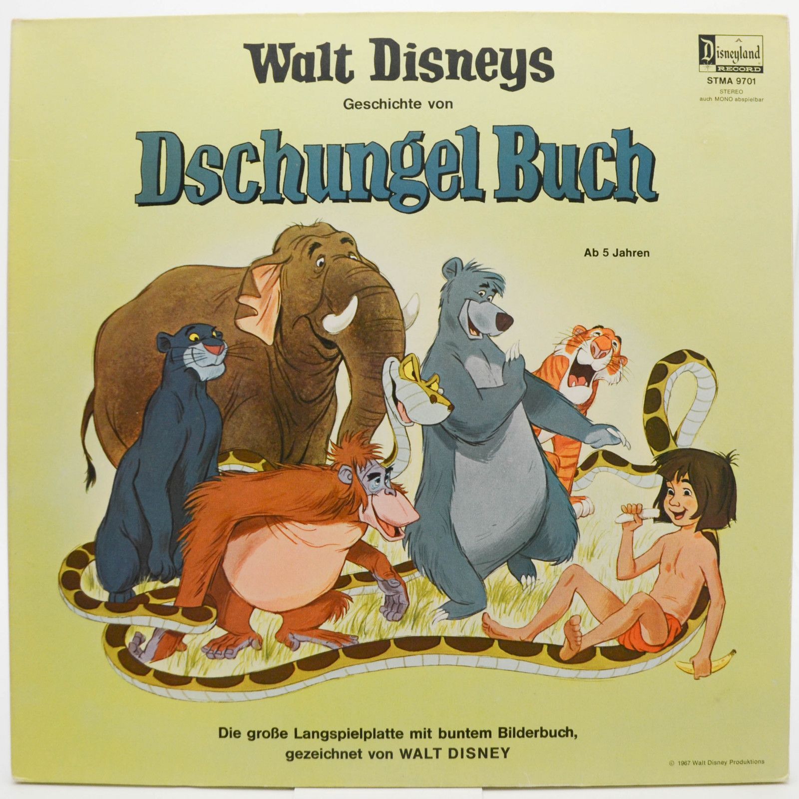 Walt Disney — Dschungel Buch (booklet), 1972