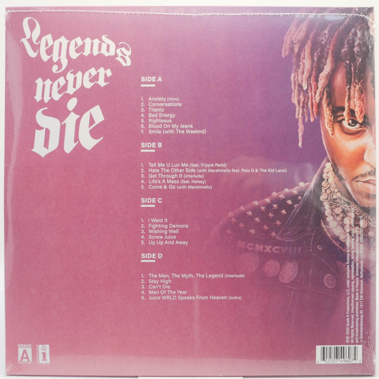 Juice WRLD — Legends Never Die (2LP), 2020