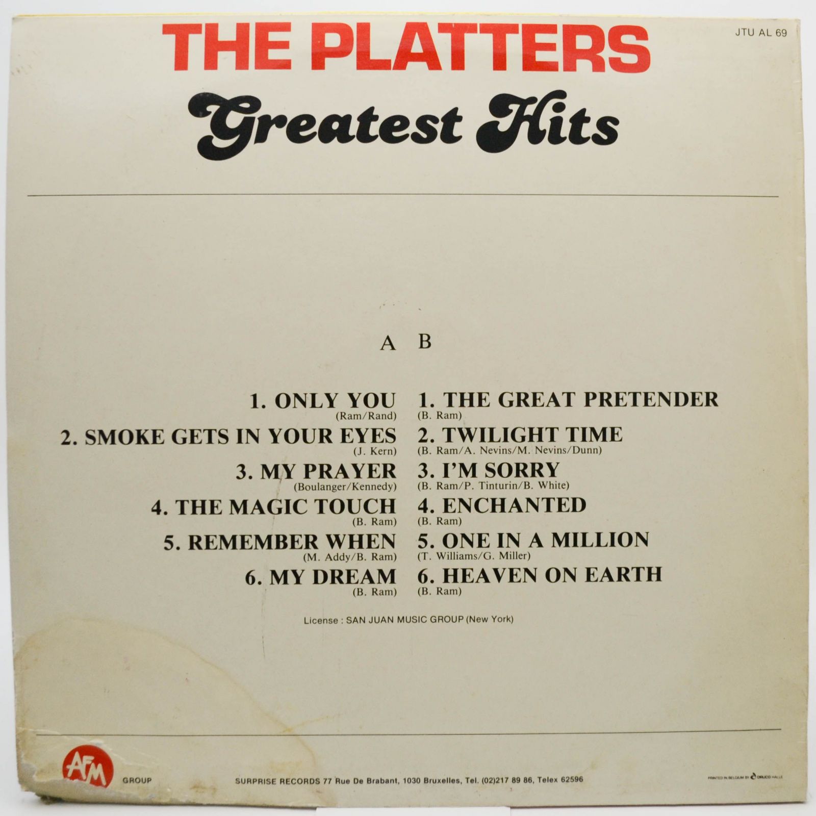 Platters — Greatest Hits, 1981