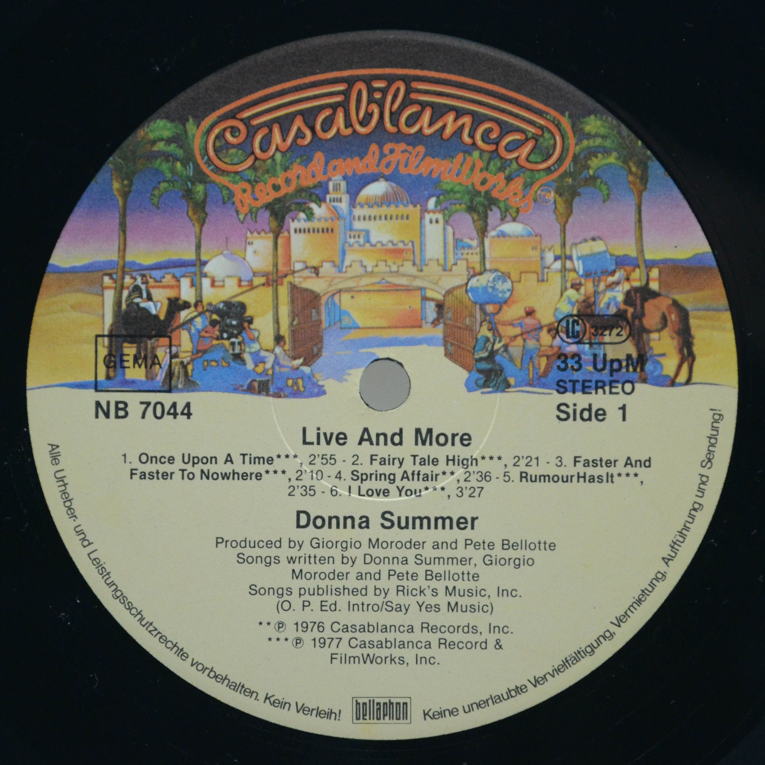 Donna Summer — Live And More (2LP), 1978