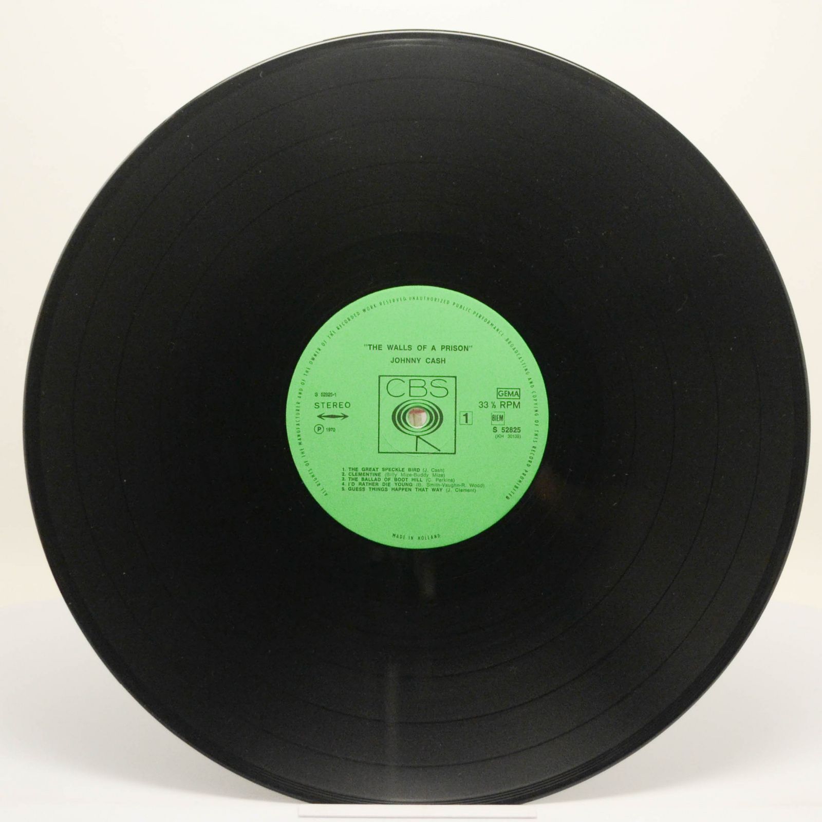 Johnny Cash — The Walls Of A Prison, 1970